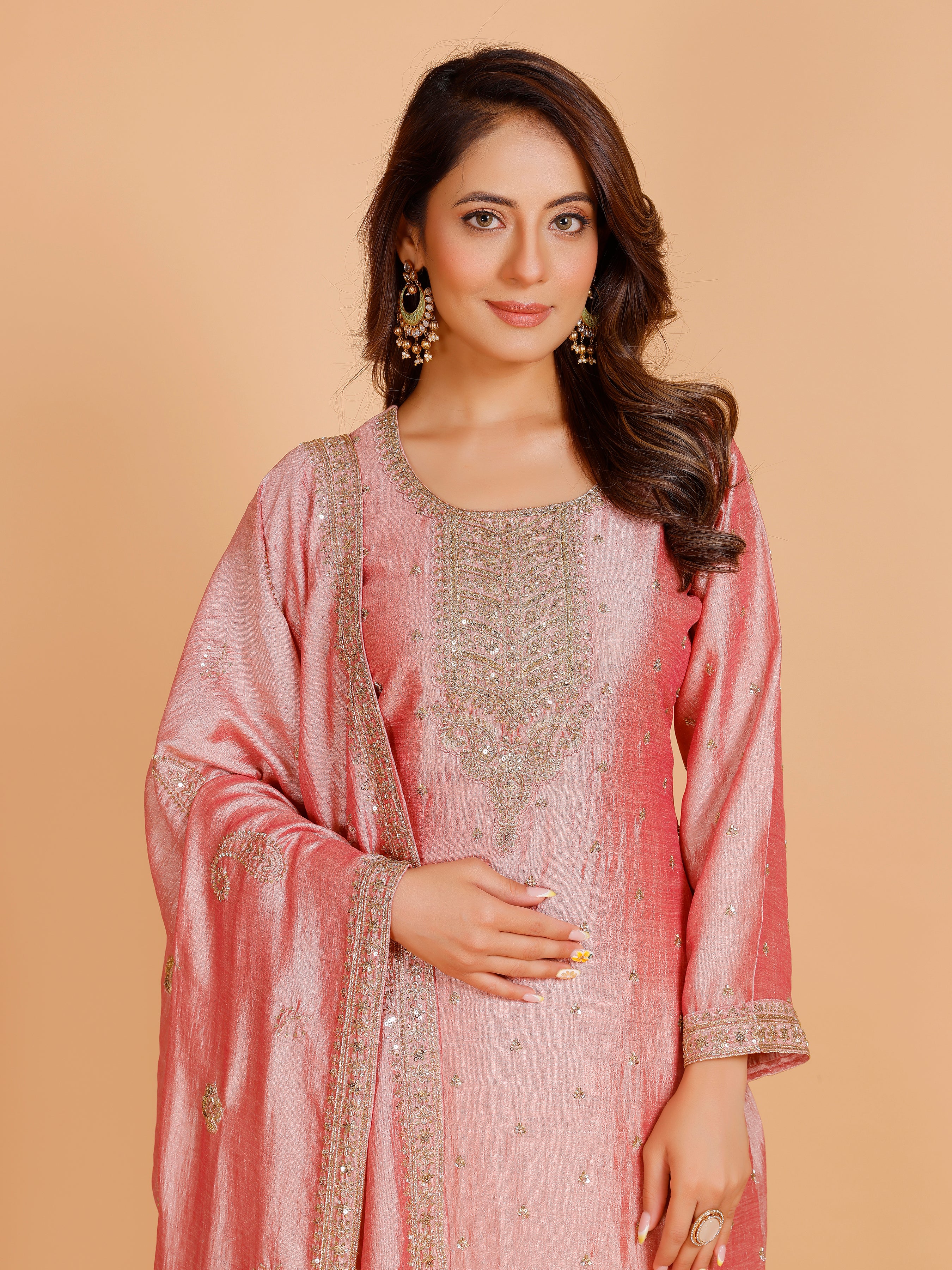 Kashish Silk Straight Suit