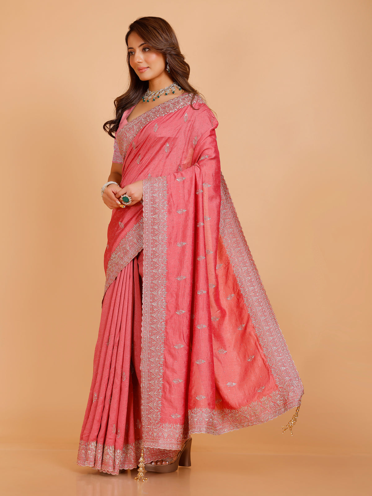 Vanshika Silk Zari Saree