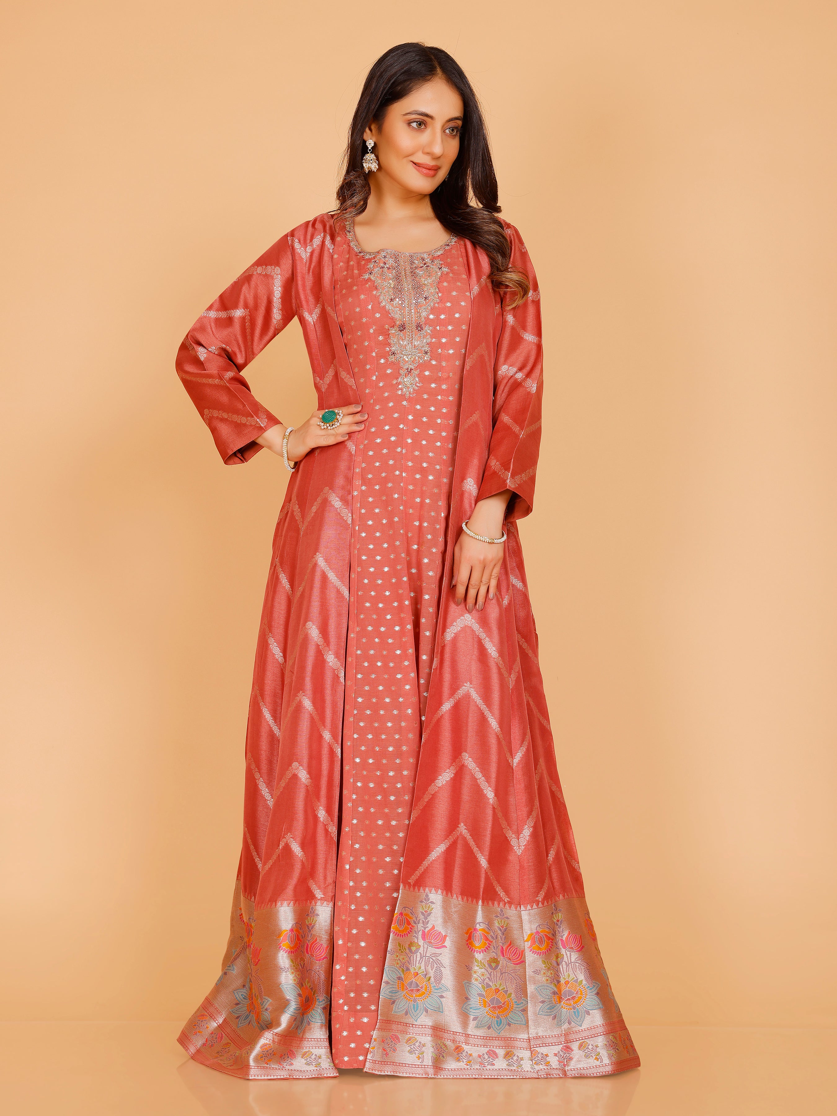 Krisha Flair Suit With Jacket