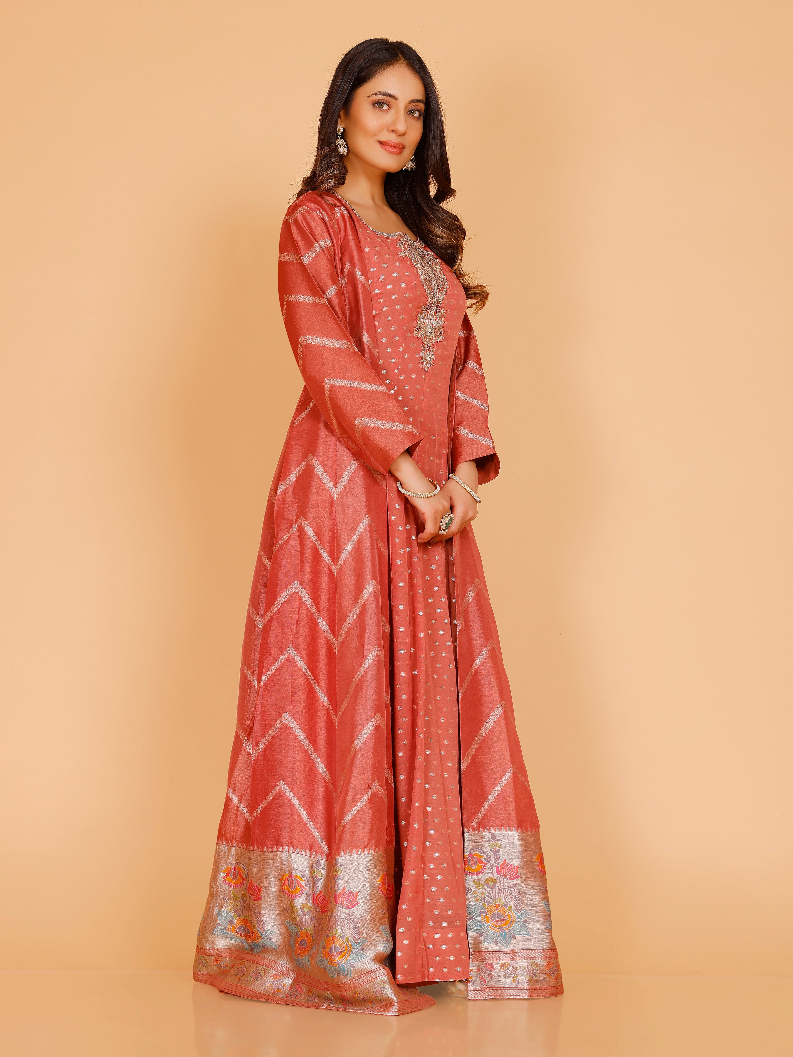 Krisha Flair Suit With Jacket