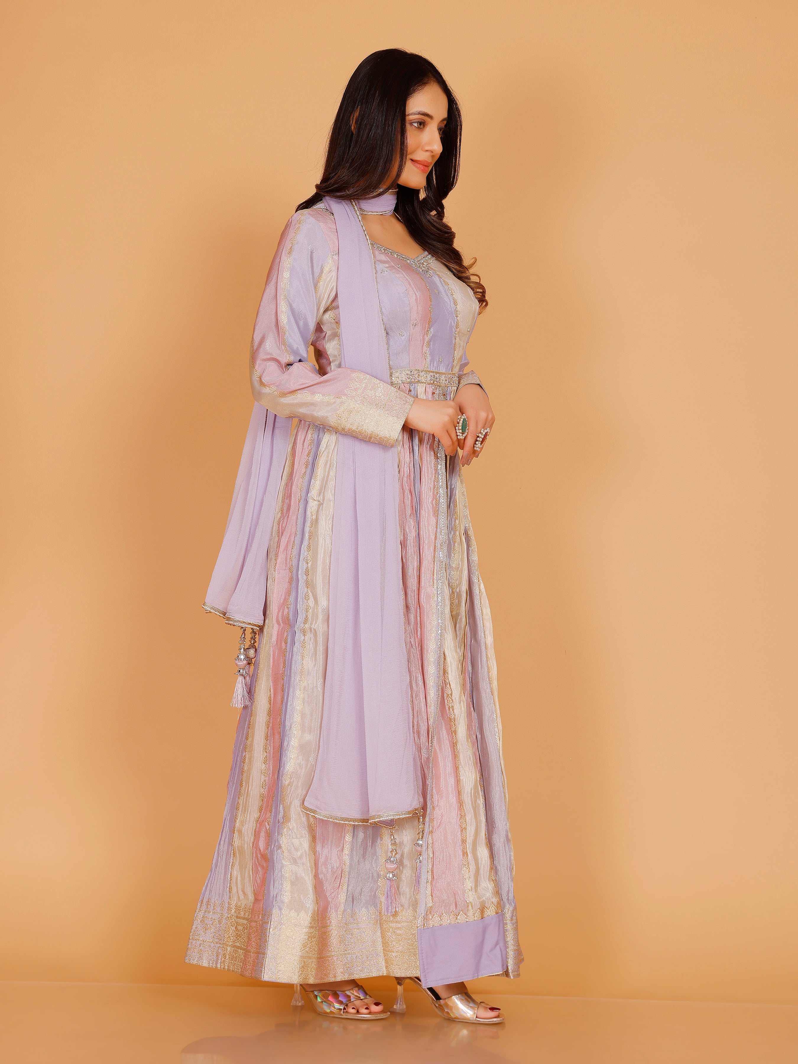 Divya Flair Palazzo Suit
