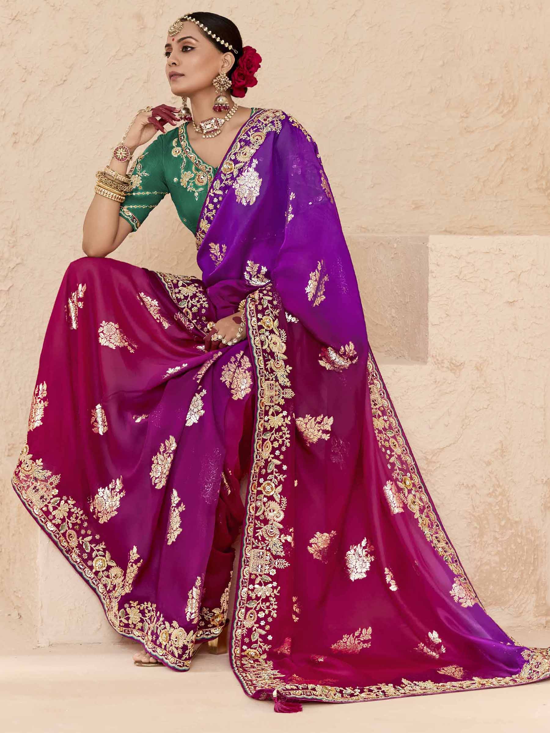 Tiya Saree - Roop Darshan