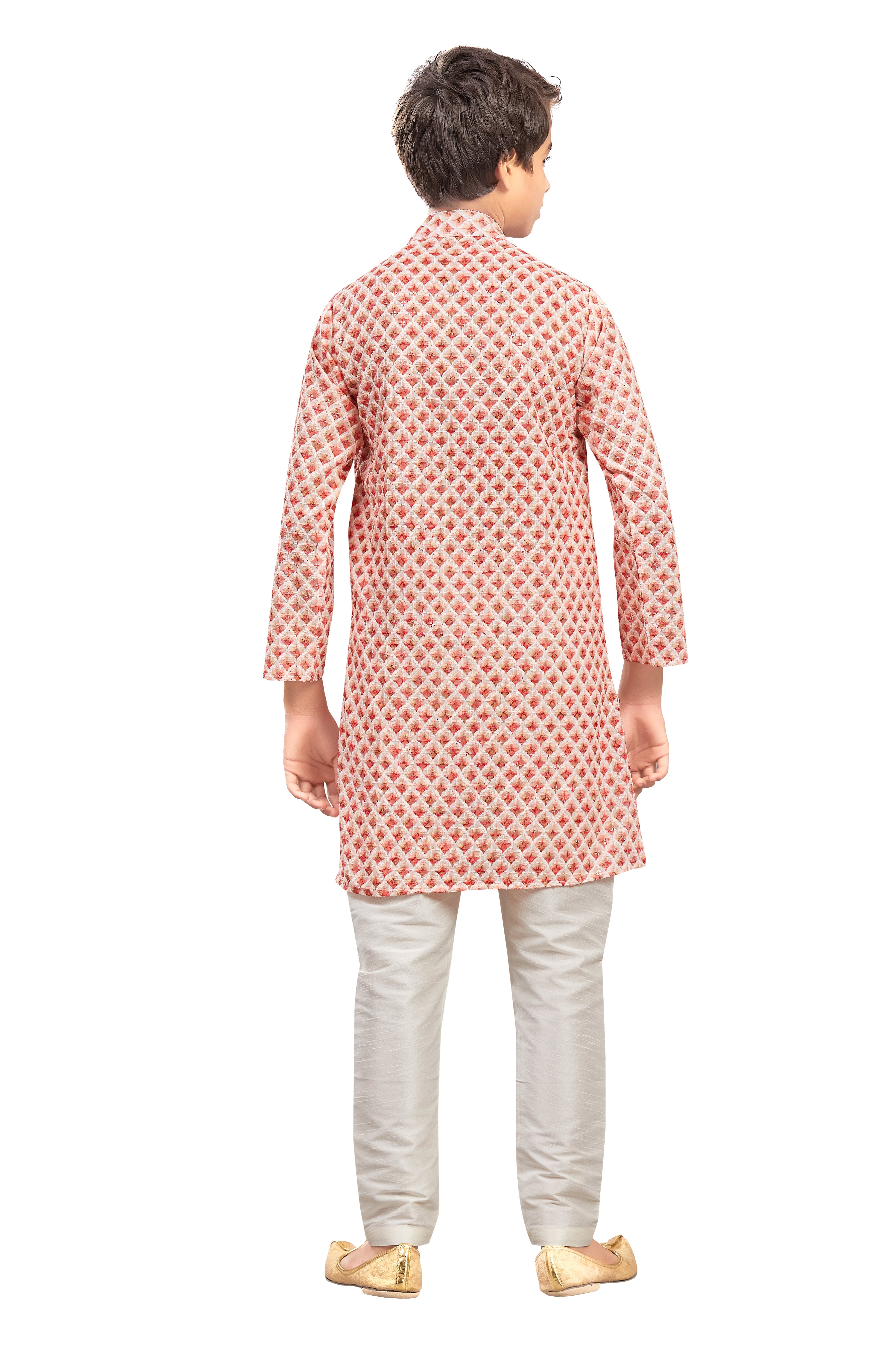 Boys Embroidered Kurta Set - Roop Darshan