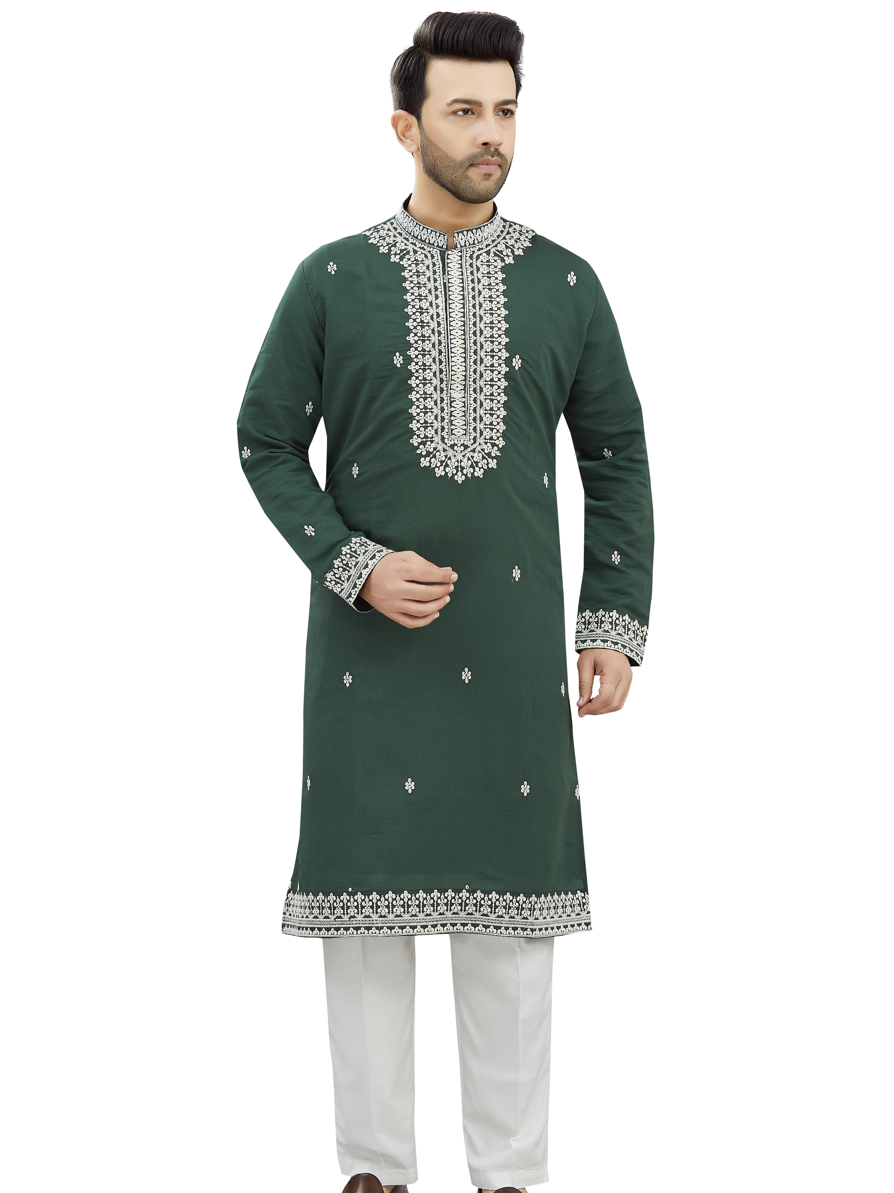 Mens Silk Kurta Set - Roop Darshan