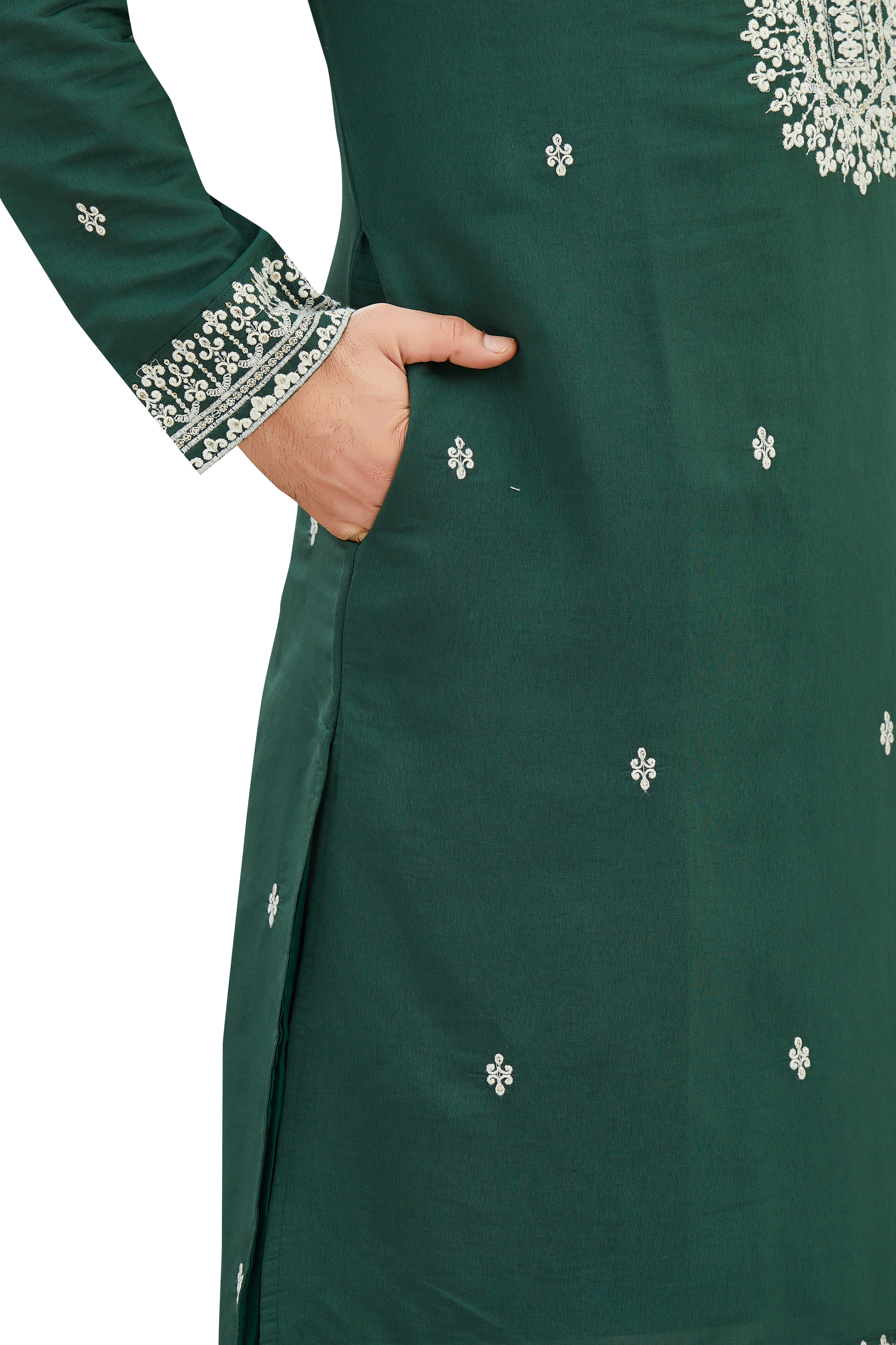 Mens Silk Kurta Set