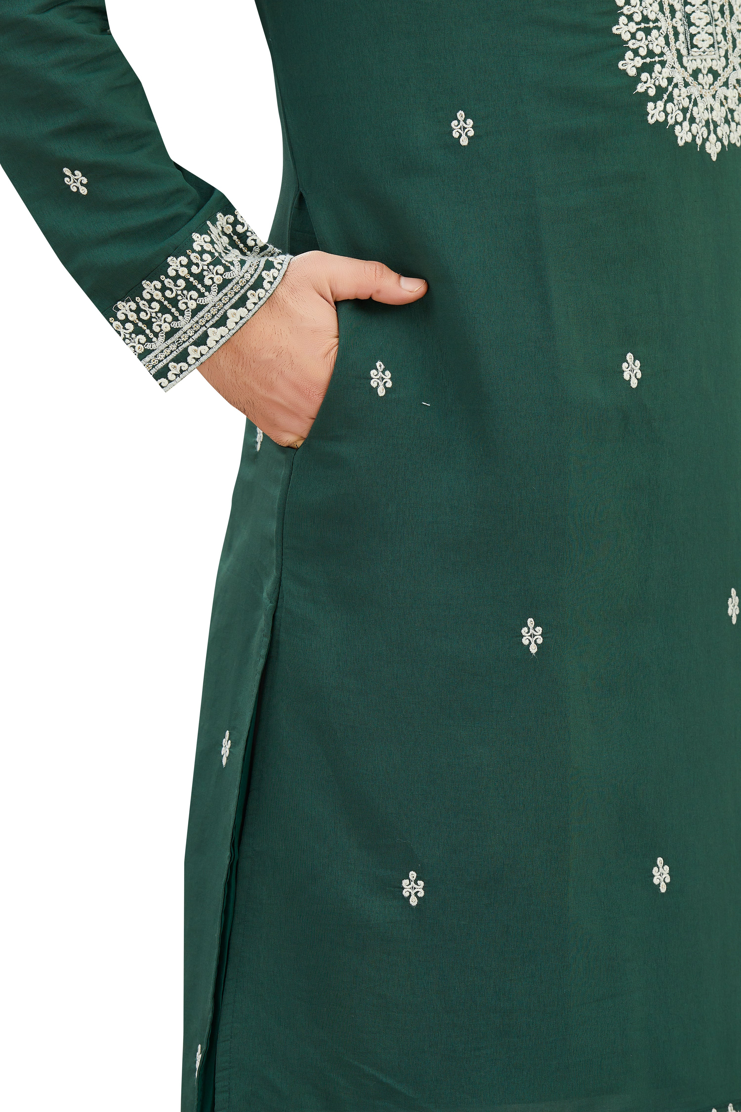 Mens Silk Kurta Set - Roop Darshan