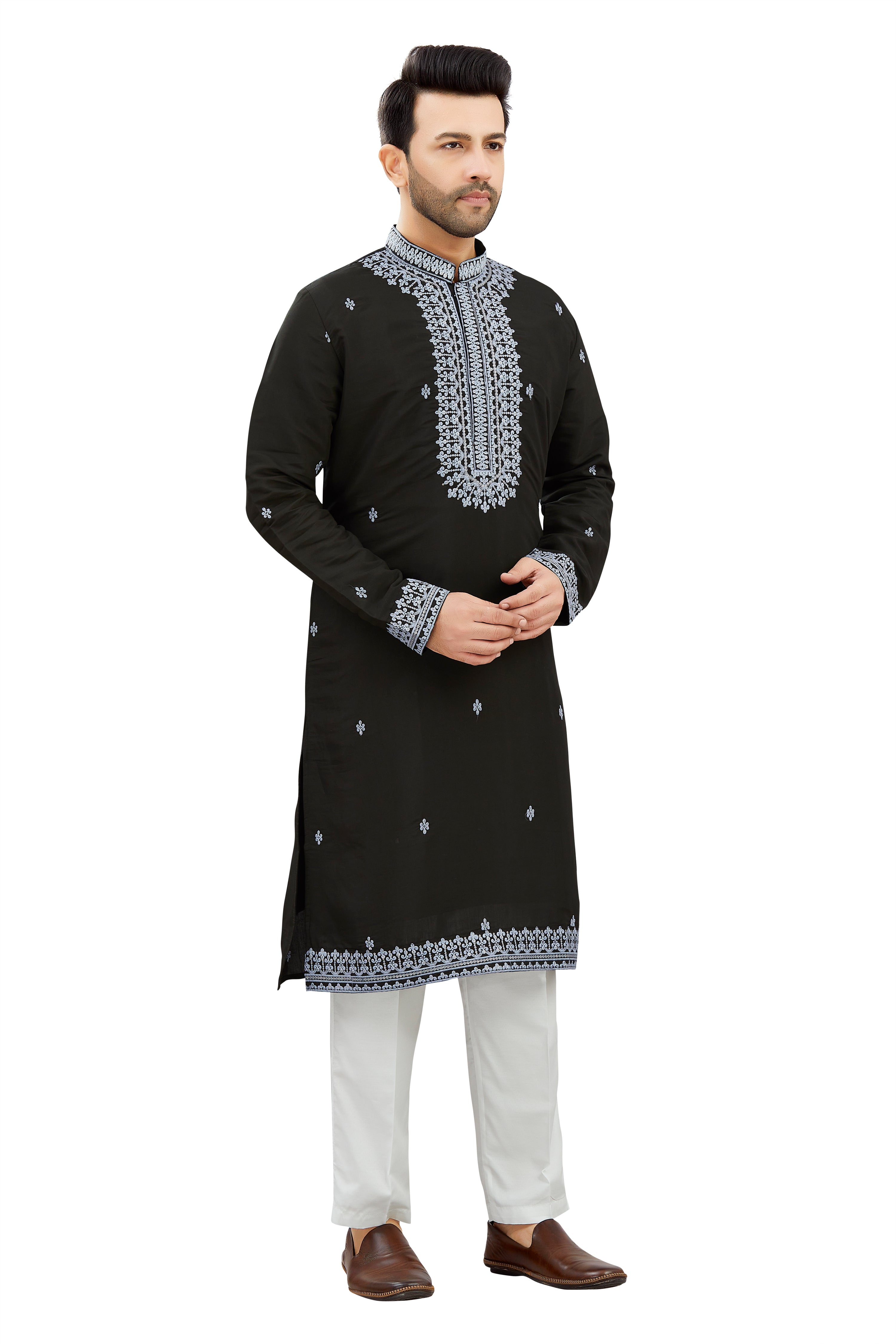 Mens Silk Kurta Set - Roop Darshan