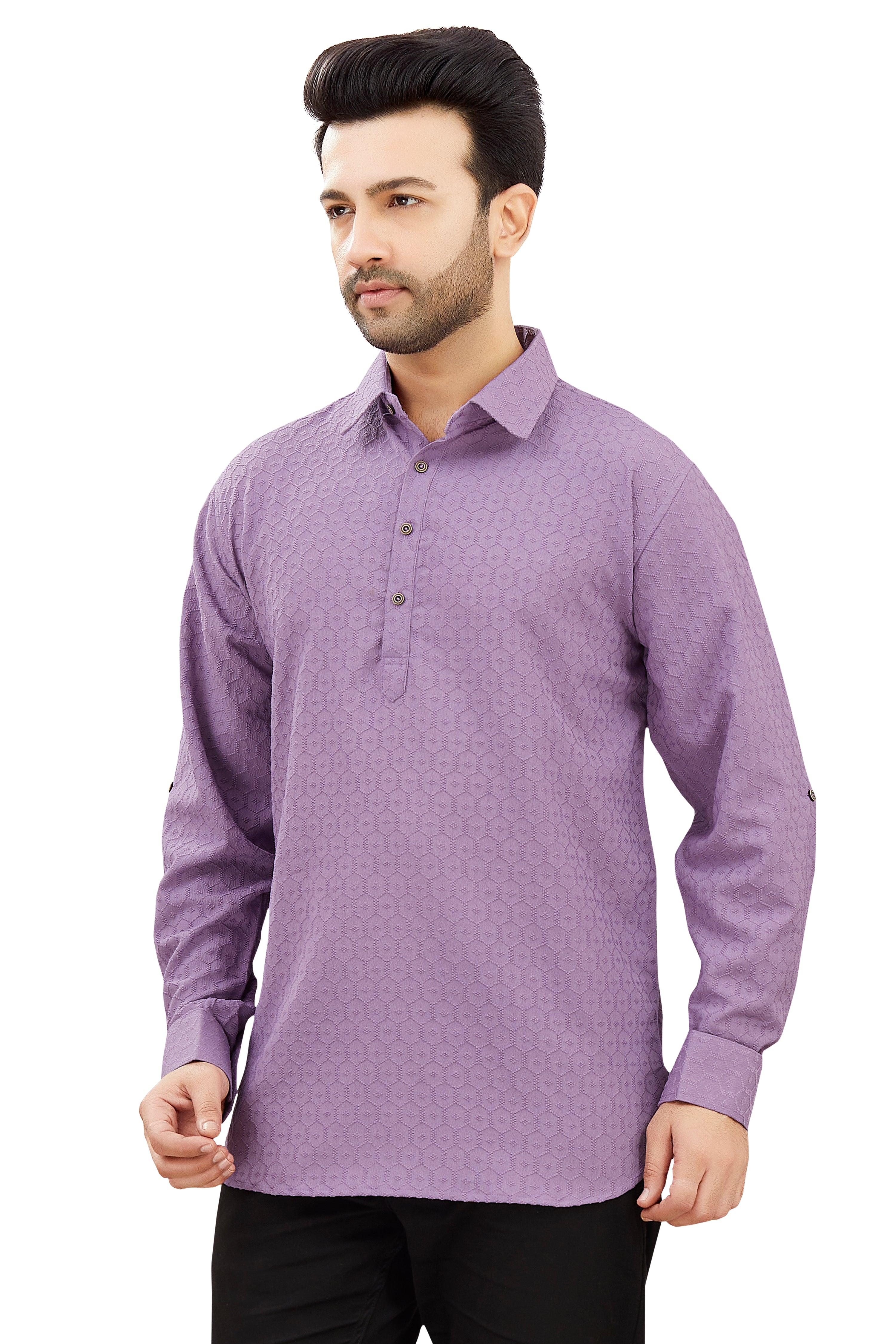 Mens Silk Kurta - Roop Darshan