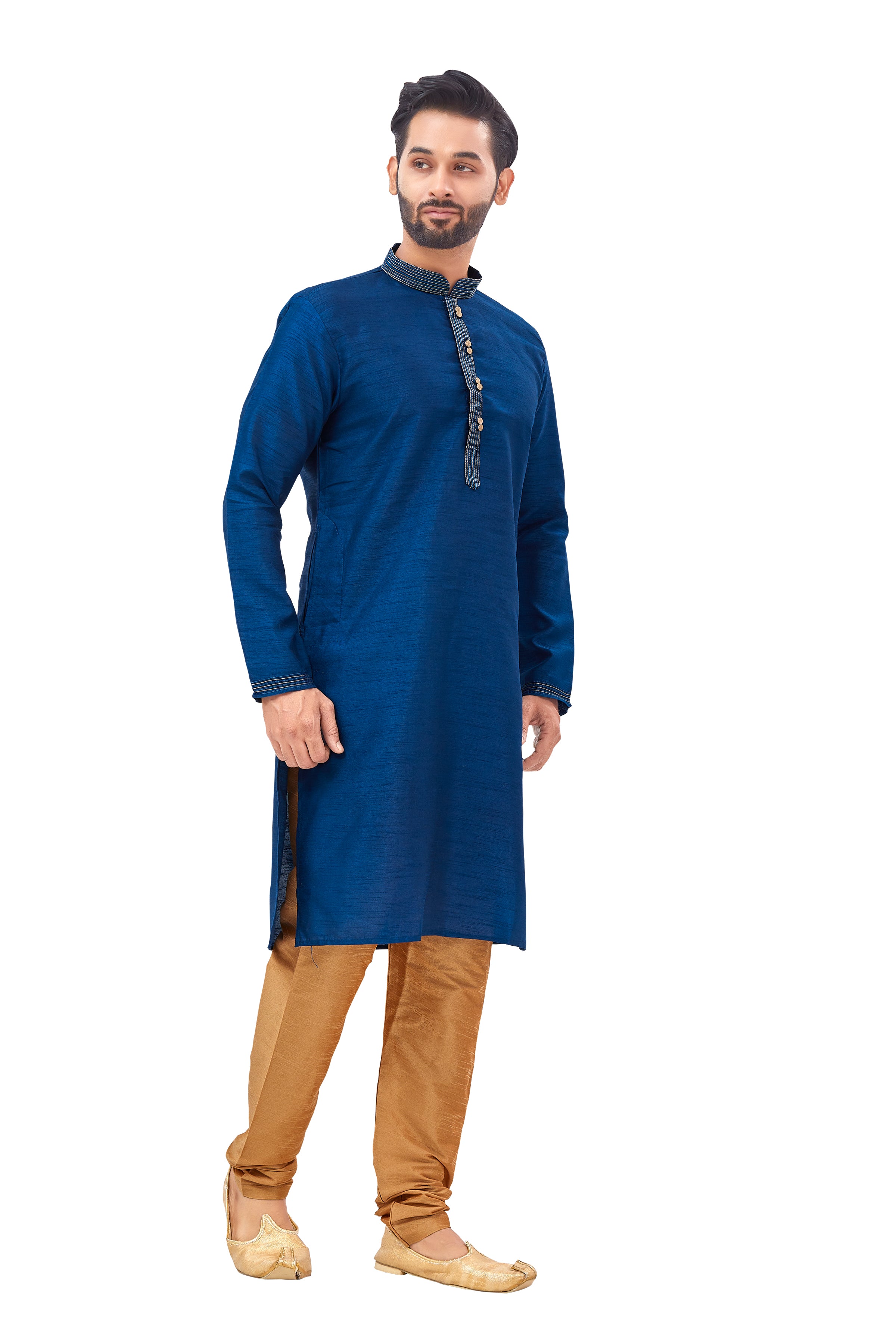 Mens Plain Kurta Set - Roop Darshan