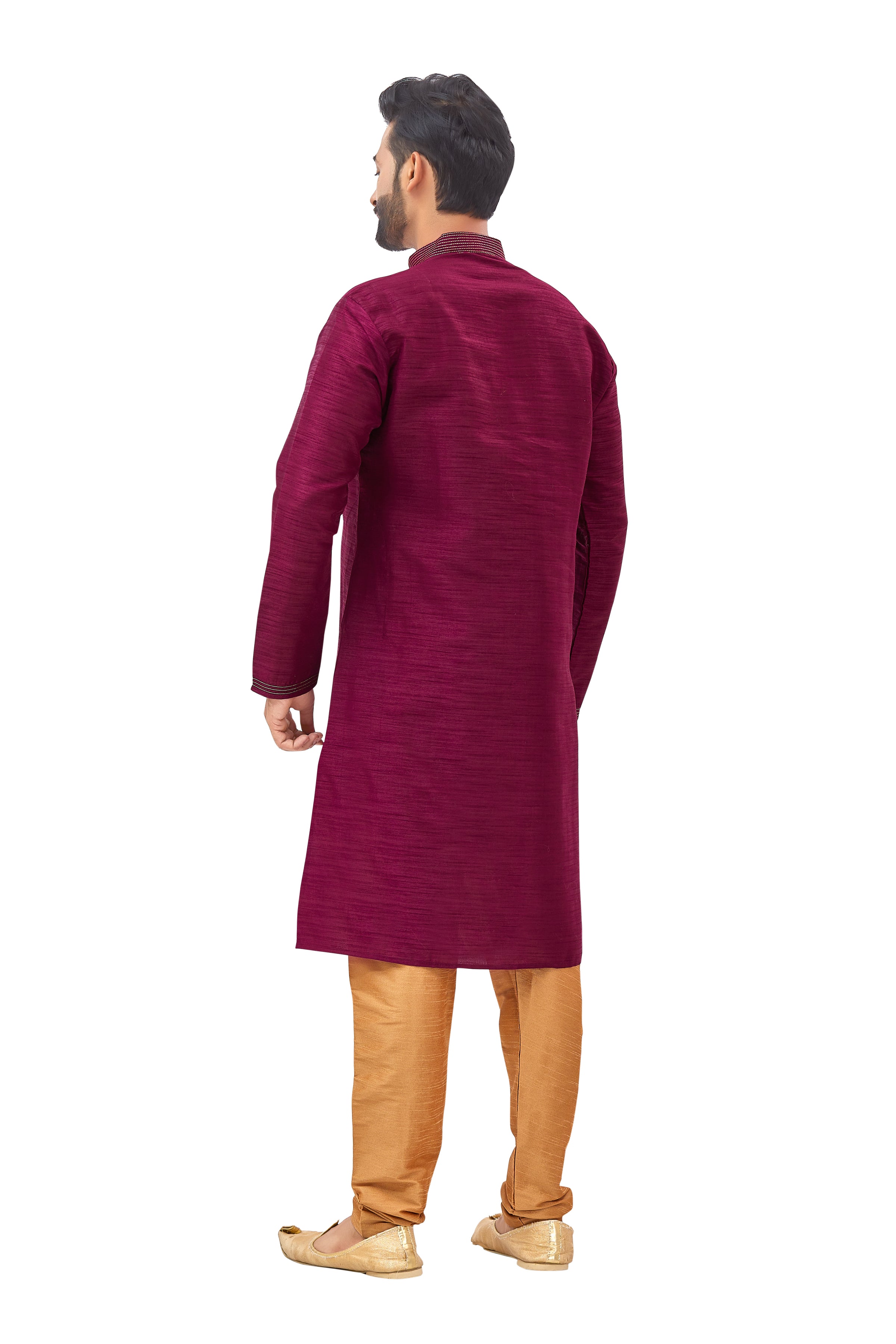 Mens Plain Kurta Set - Roop Darshan