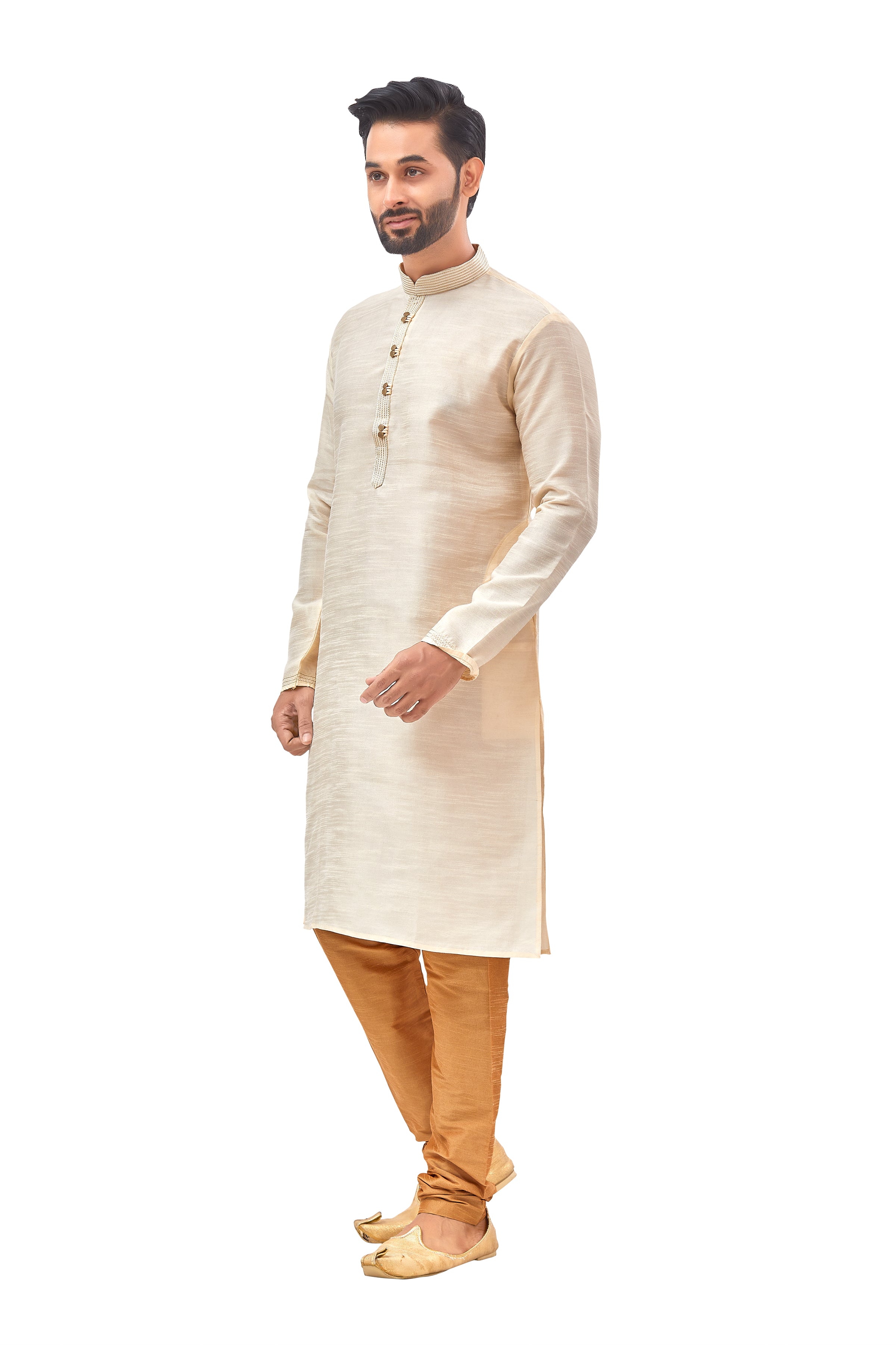 Mens Plain Kurta Set - Roop Darshan