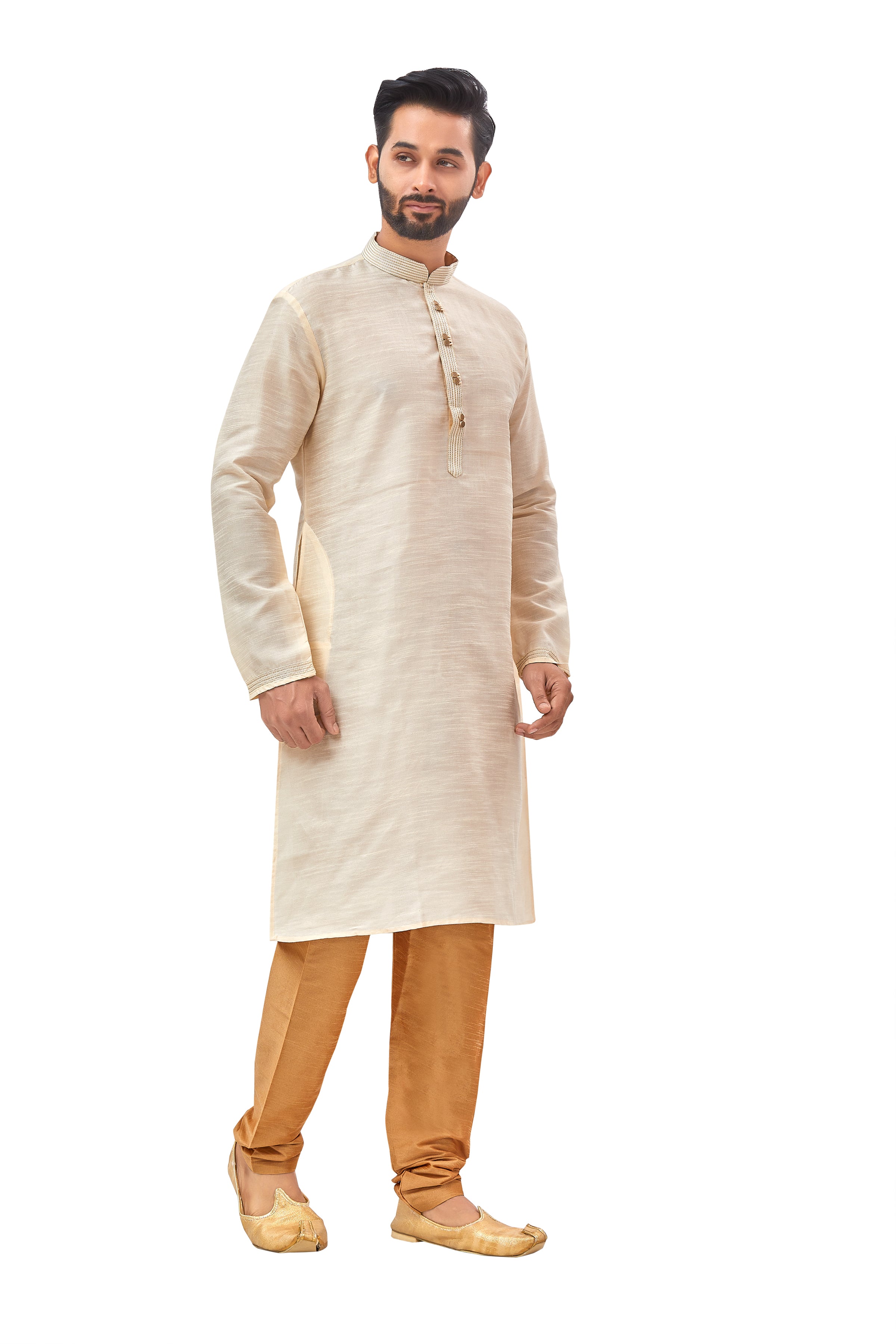 Mens Plain Kurta Set - Roop Darshan