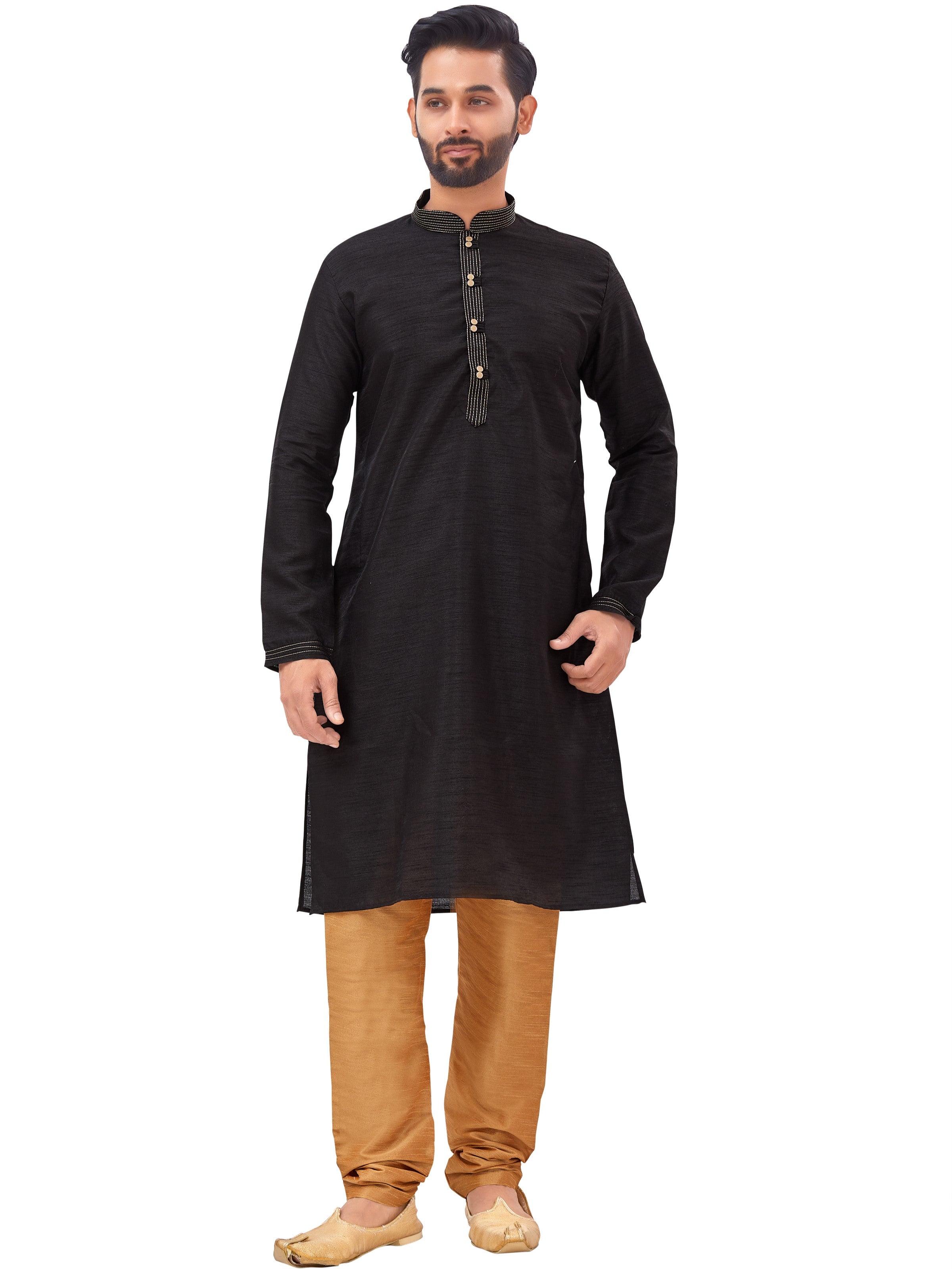 Mens Plain Kurta Set - Roop Darshan