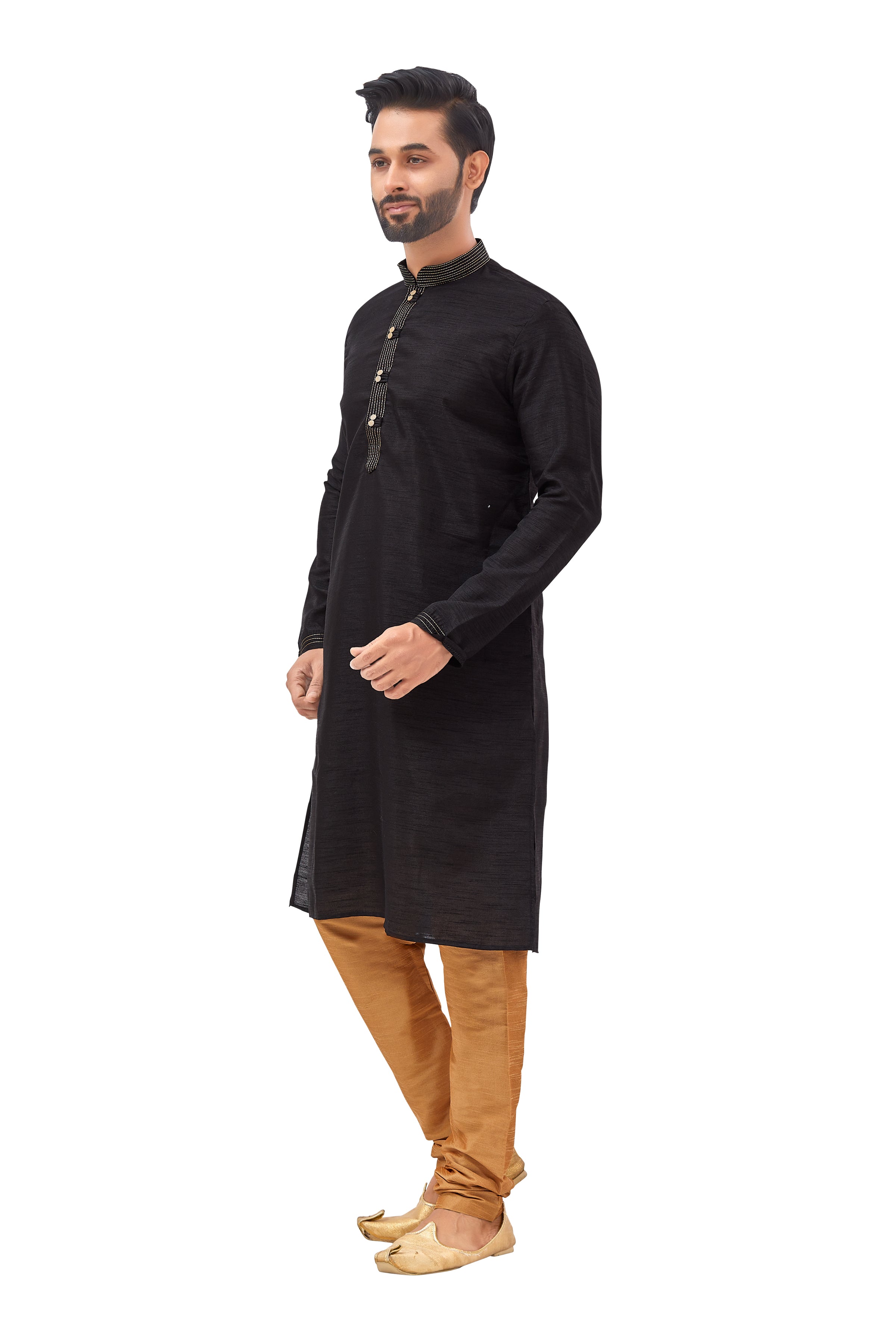 Mens Plain Kurta Set - Roop Darshan