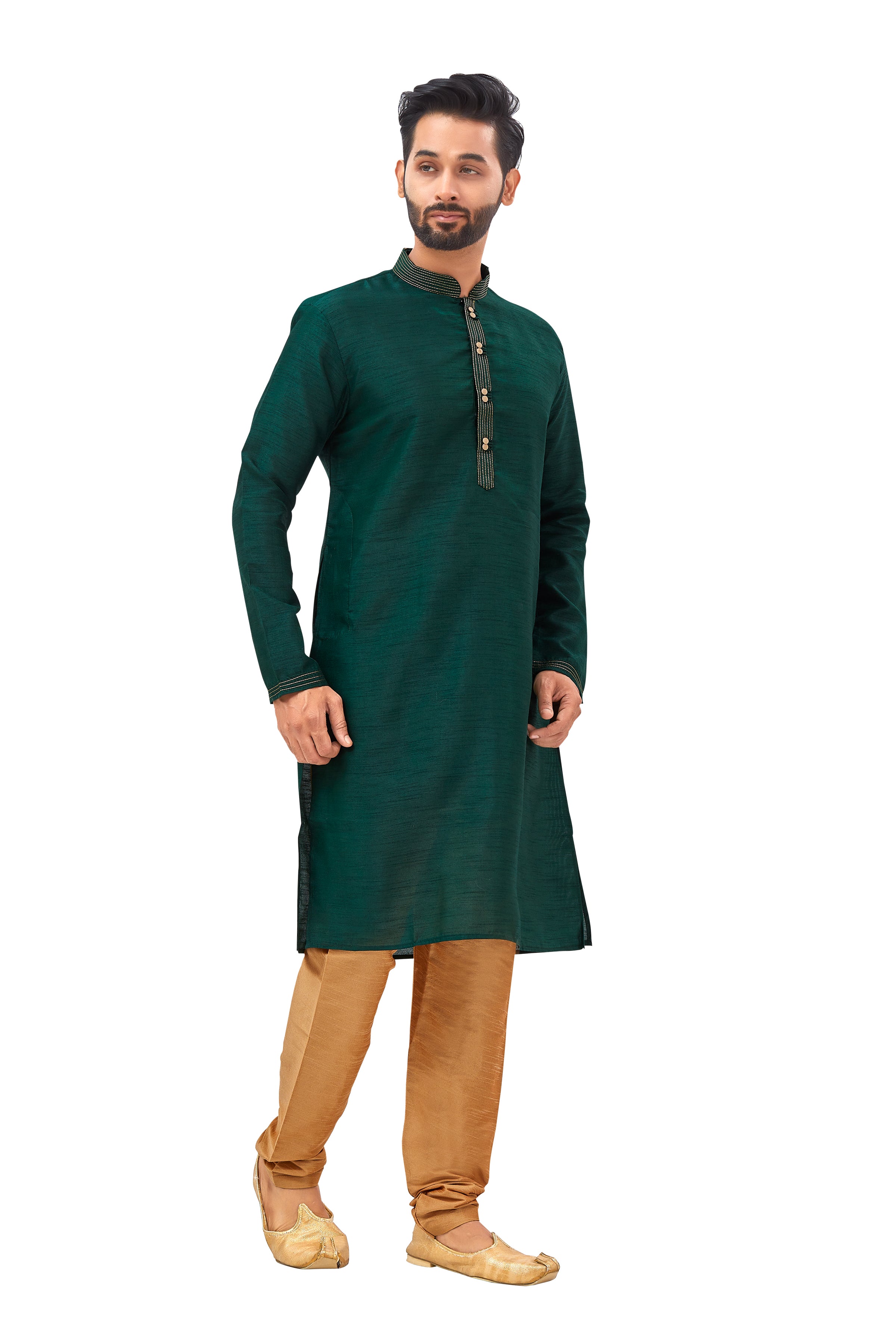 Mens Plain Kurta Set - Roop Darshan