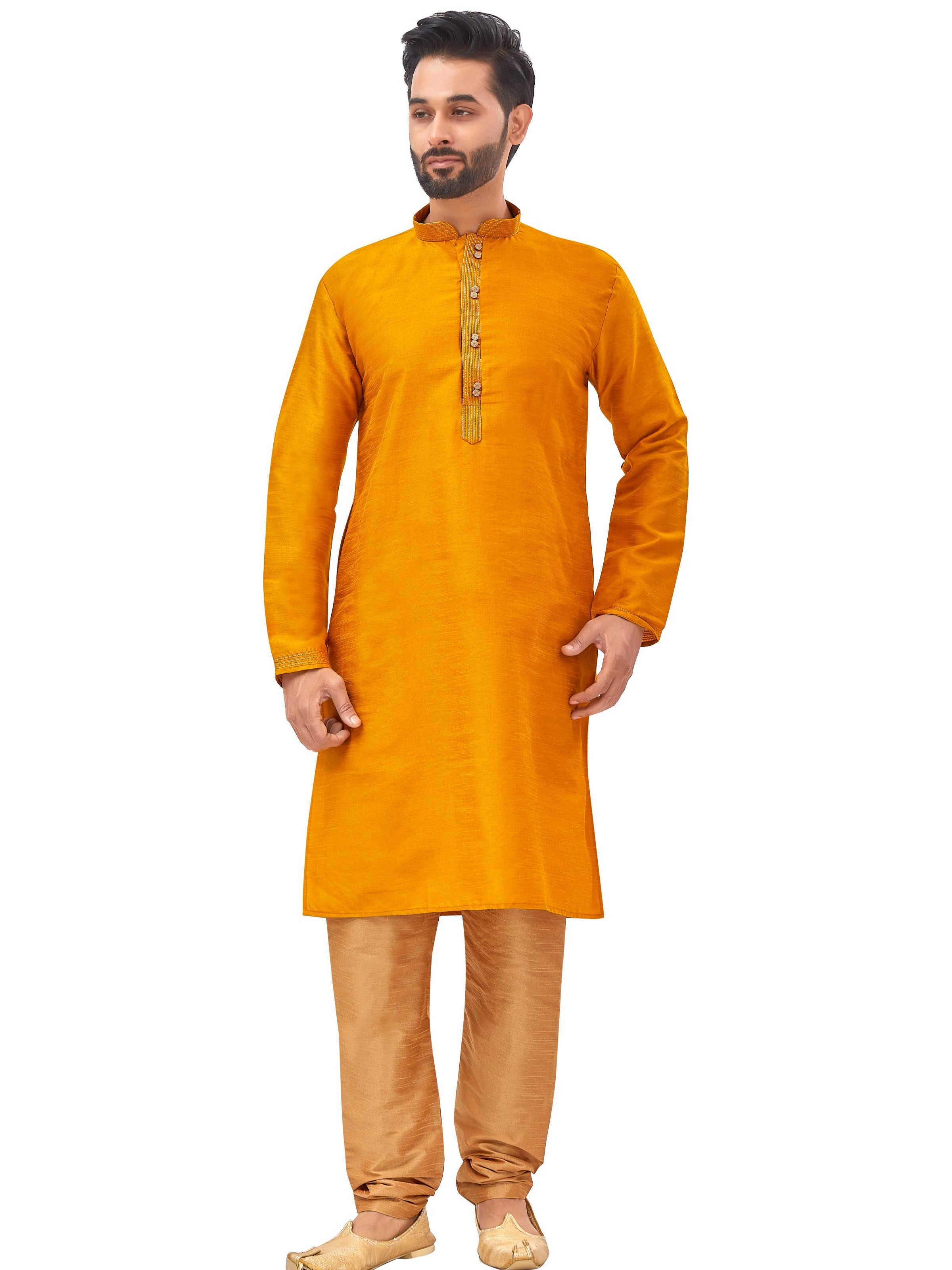 Mens Plain Kurta Set - Roop Darshan