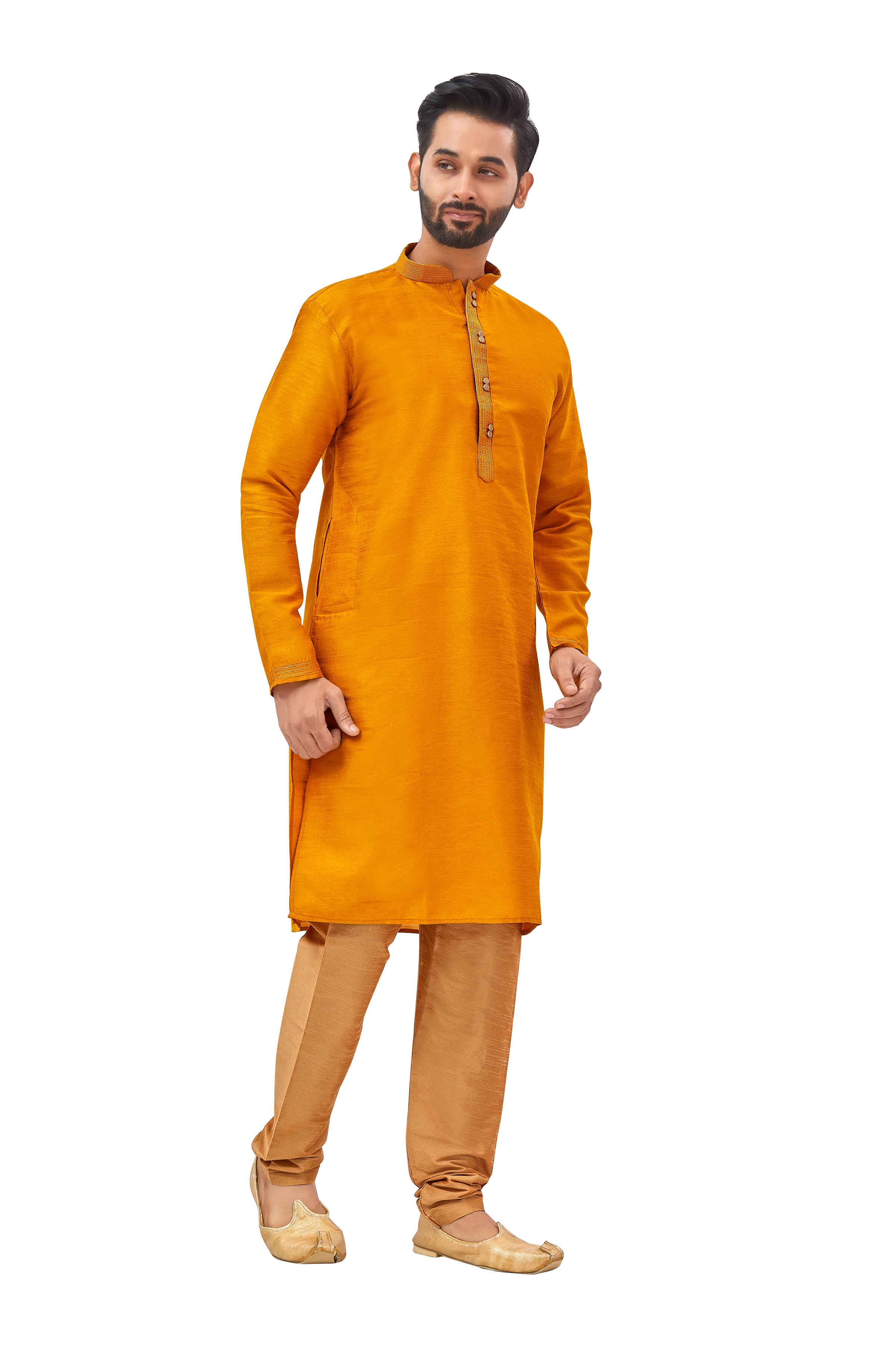 Mens Plain Kurta Set - Roop Darshan