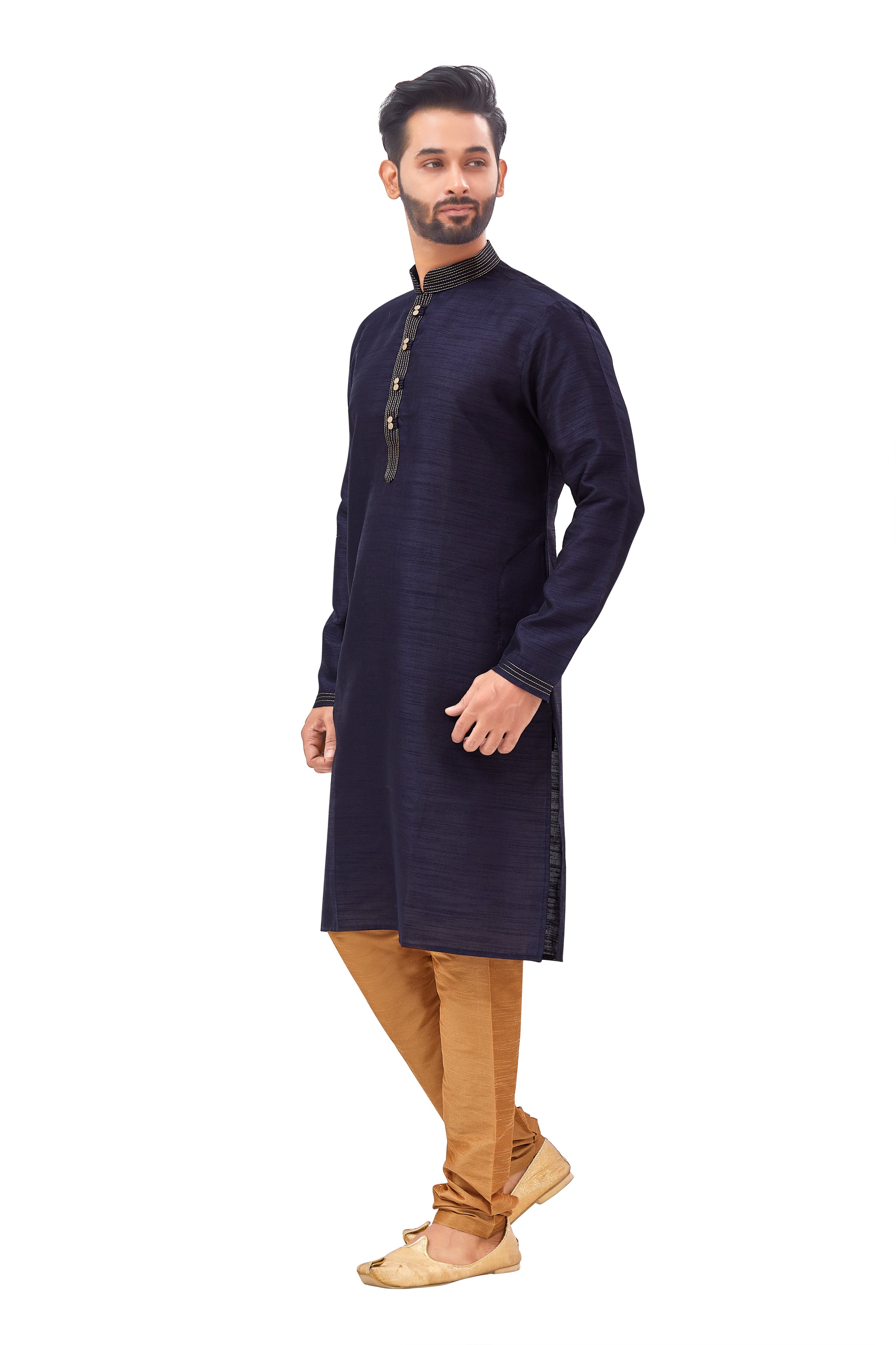 Mens Plain Kurta Set - Roop Darshan