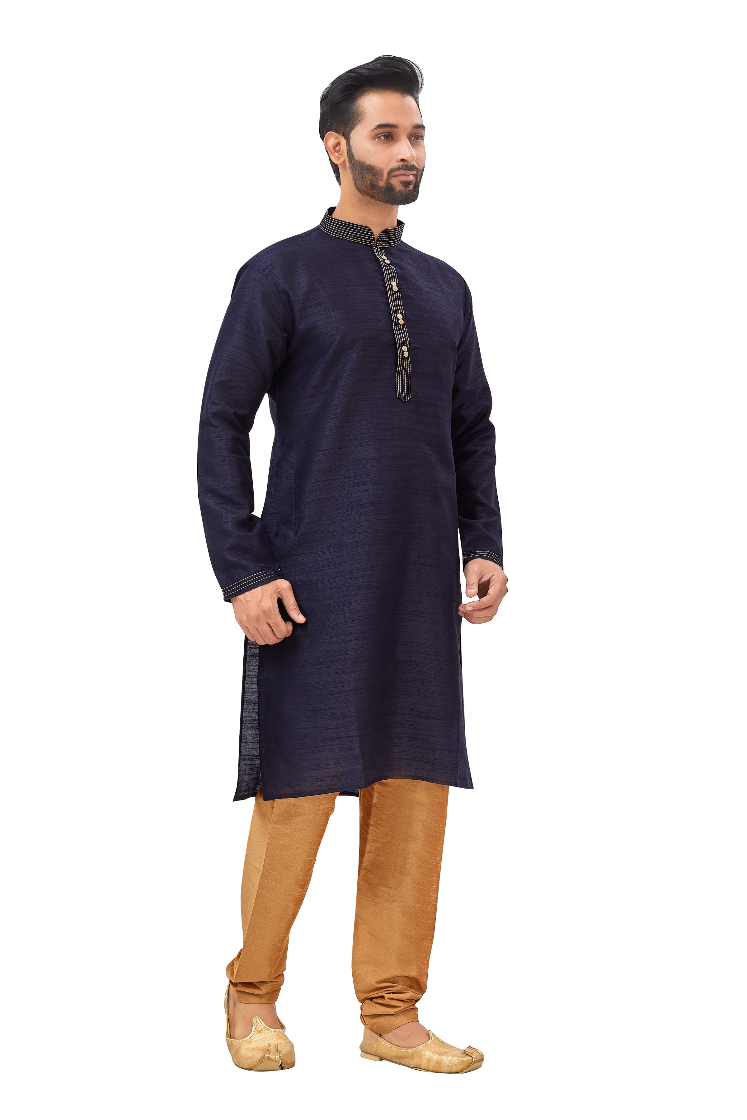 Mens Plain Kurta Set - Roop Darshan