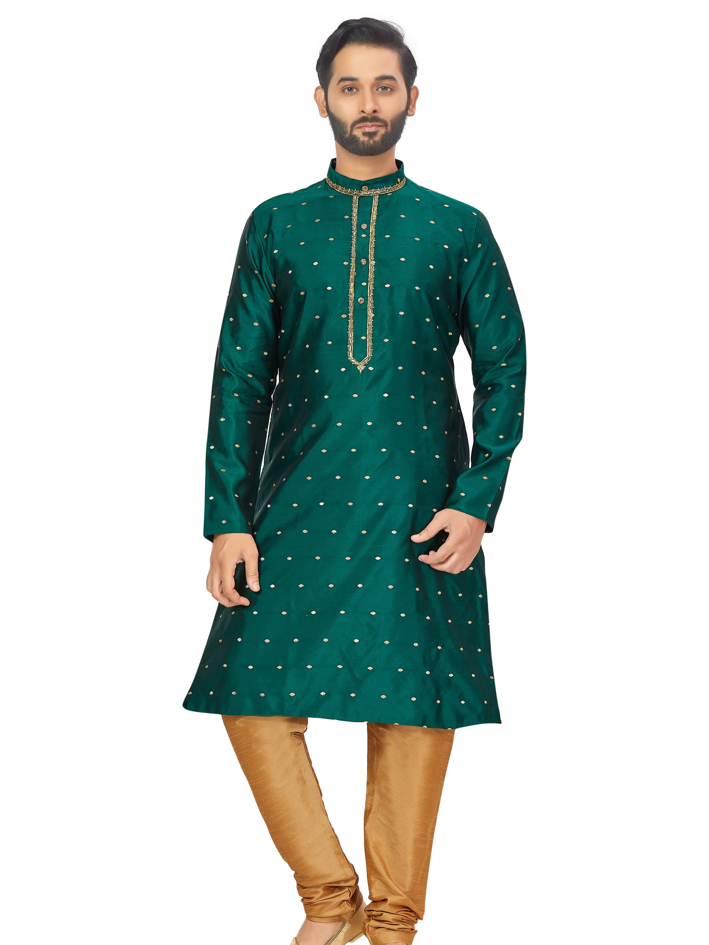 Mens Silk Kurta Set - Roop Darshan