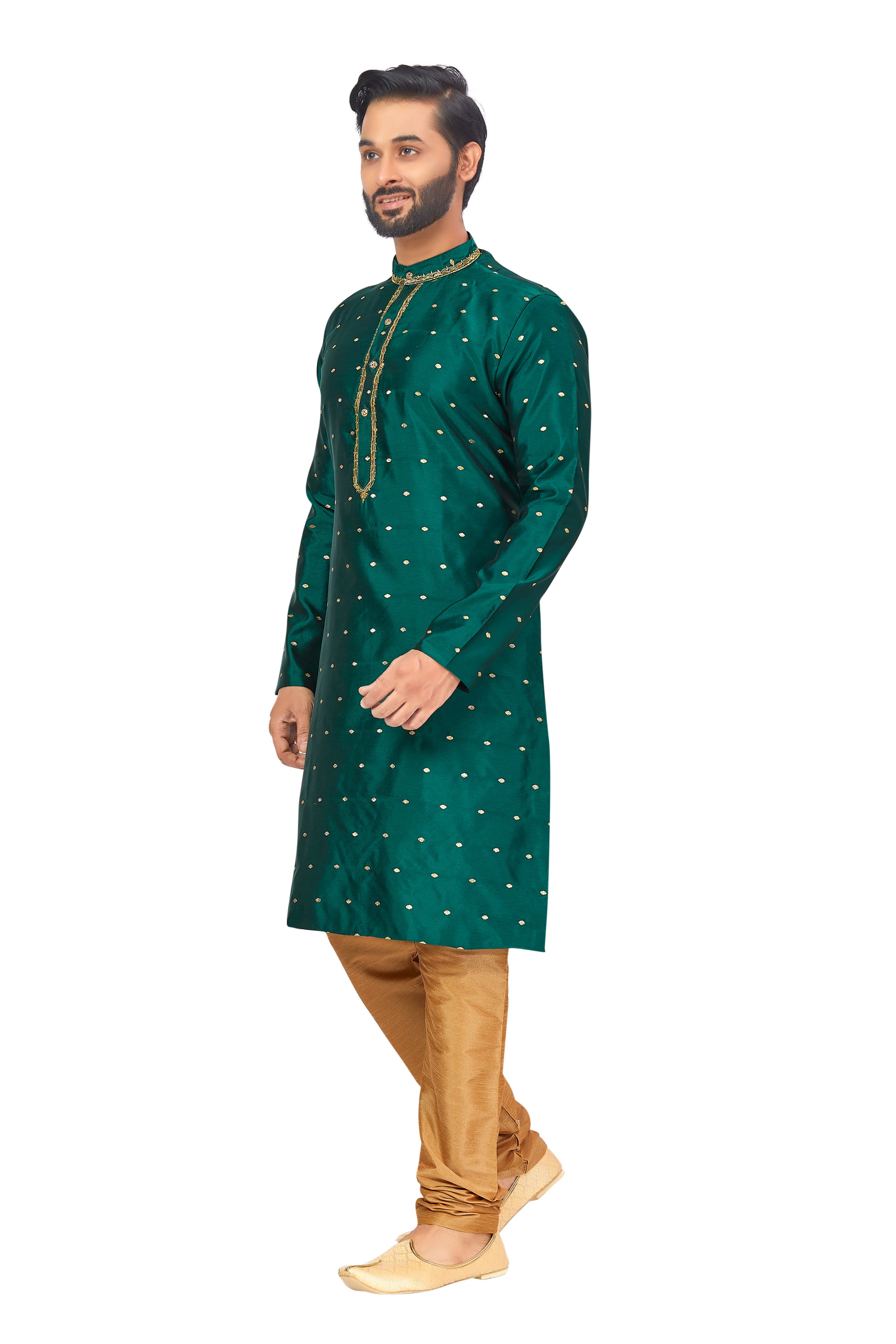 Mens Silk Kurta Set - Roop Darshan