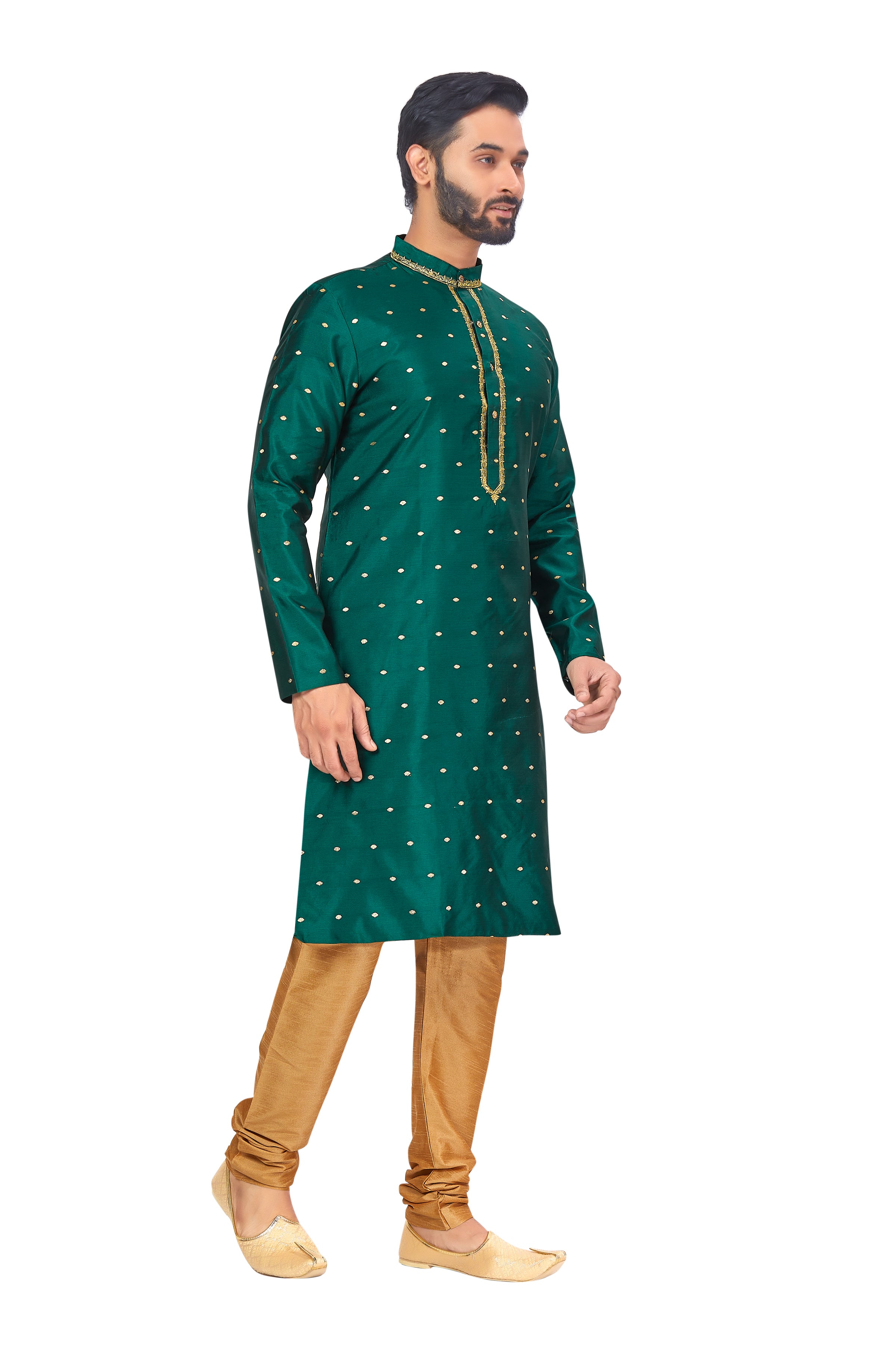 Mens Silk Kurta Set - Roop Darshan