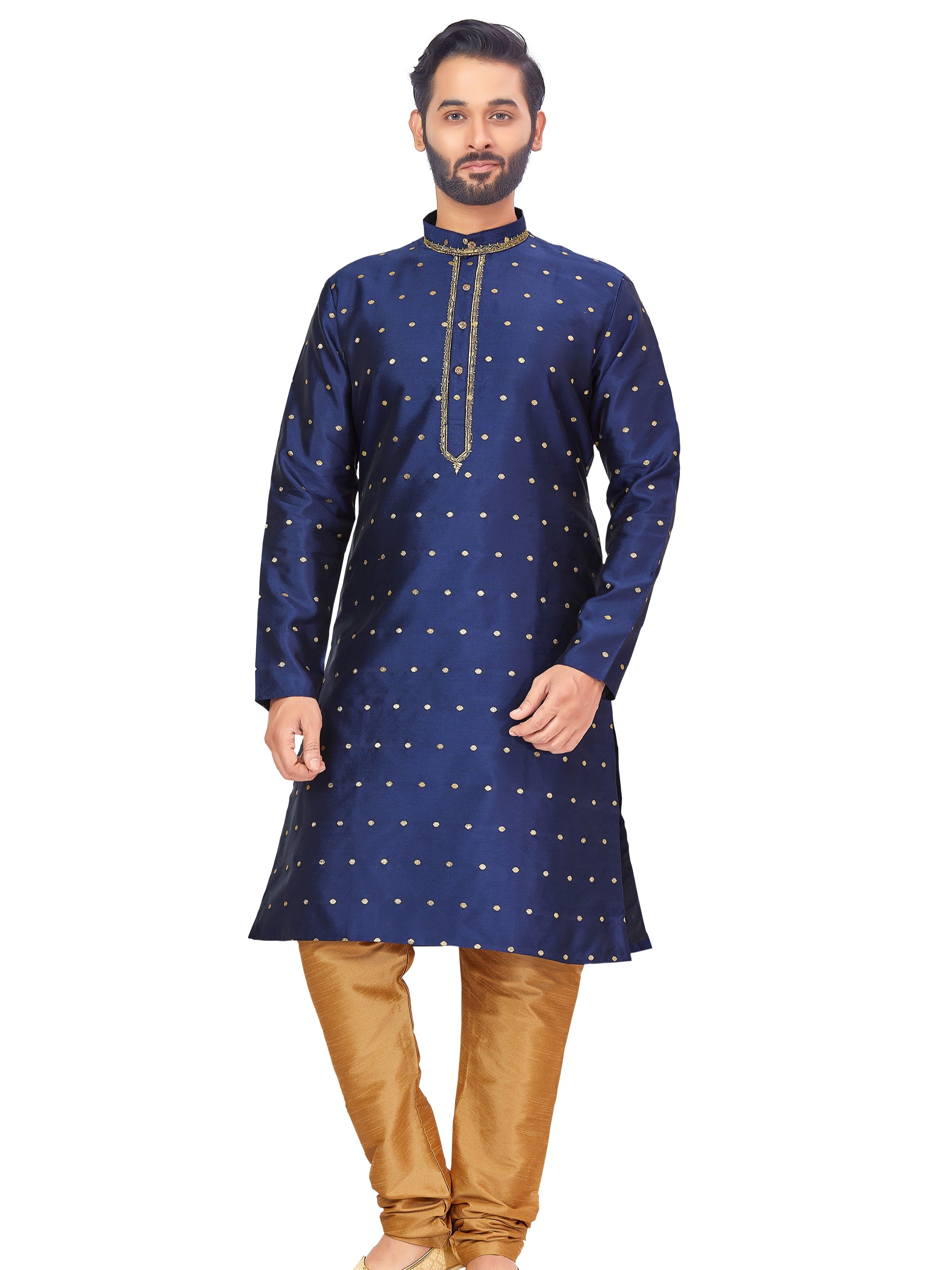 Mens Silk Kurta Set - Roop Darshan