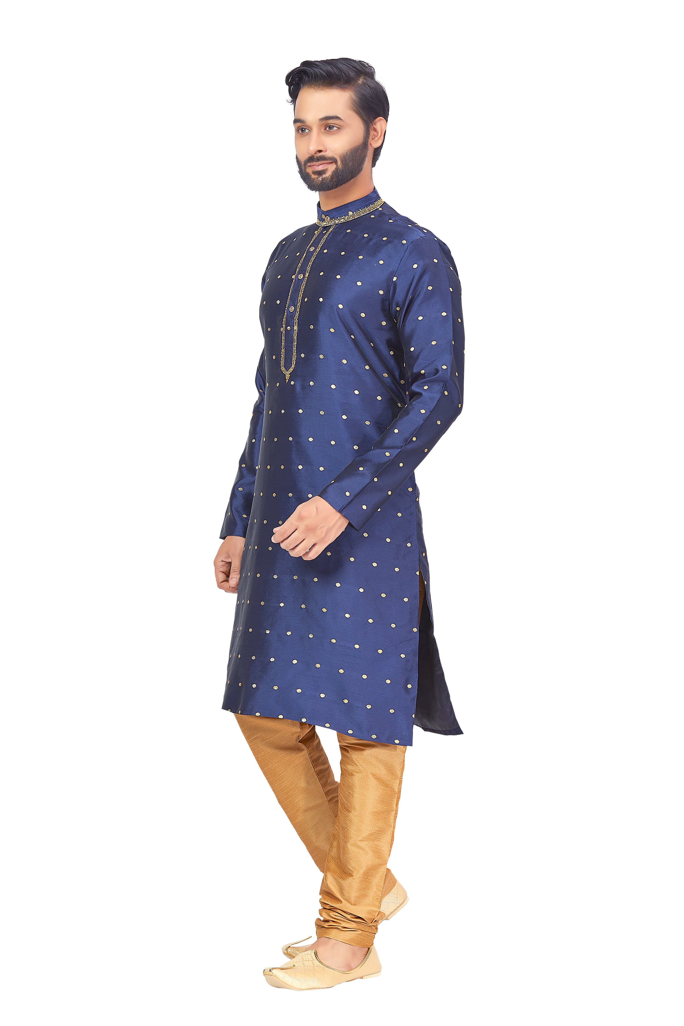 Mens Silk Kurta Set - Roop Darshan