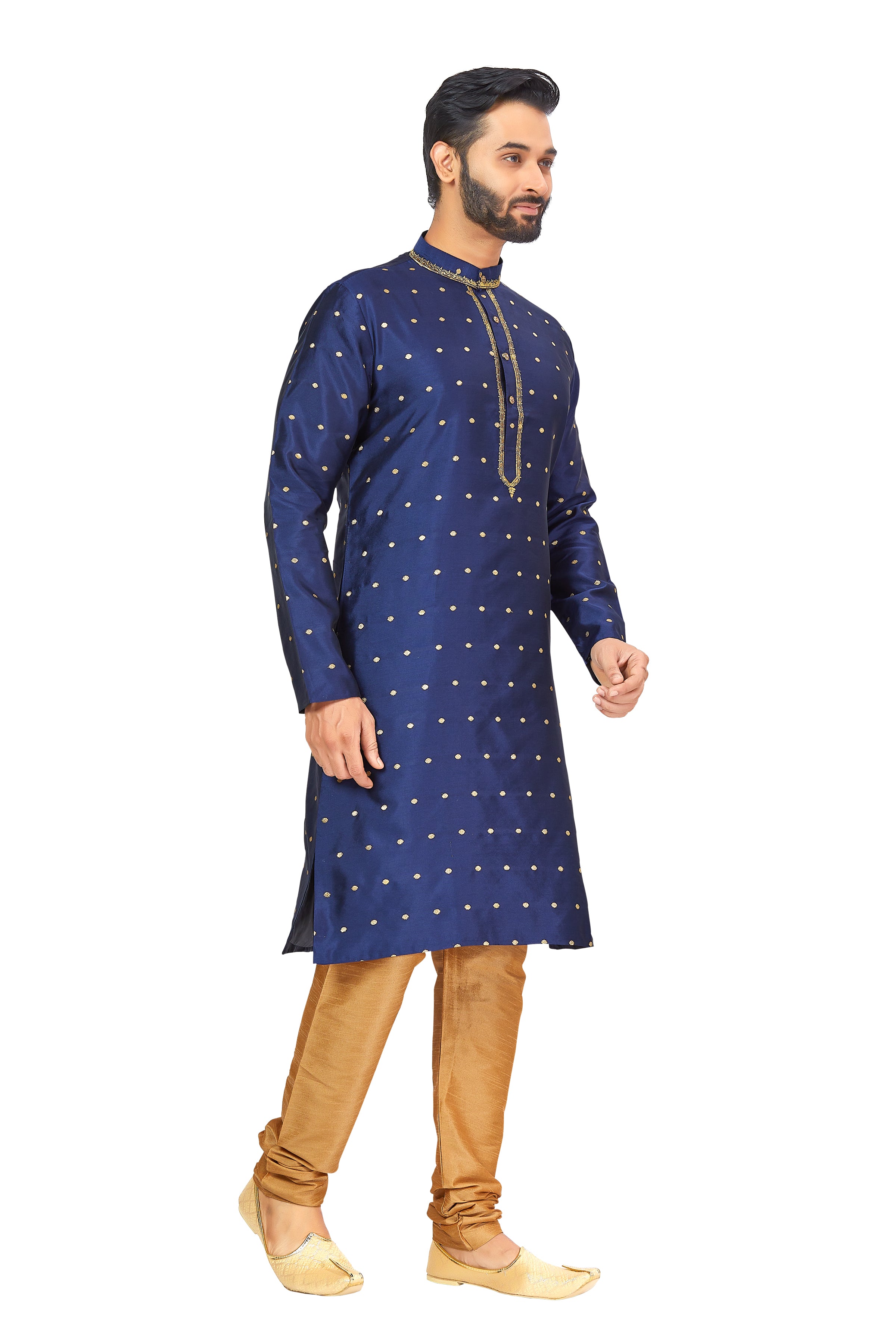 Mens Silk Kurta Set - Roop Darshan