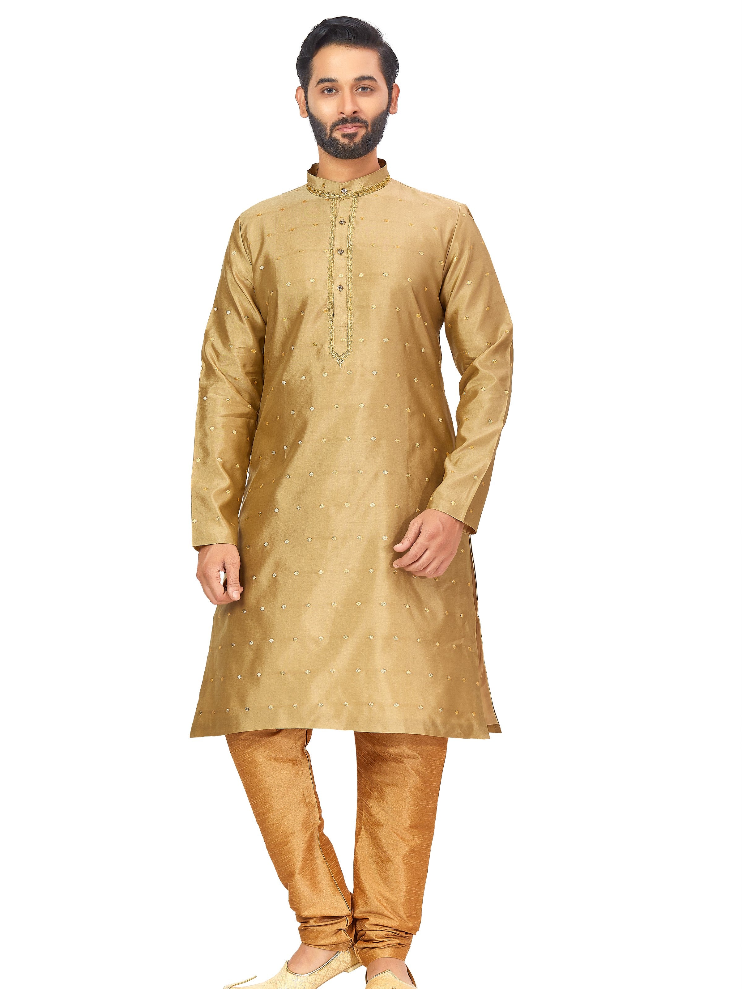 Mens Silk Kurta Set - Roop Darshan