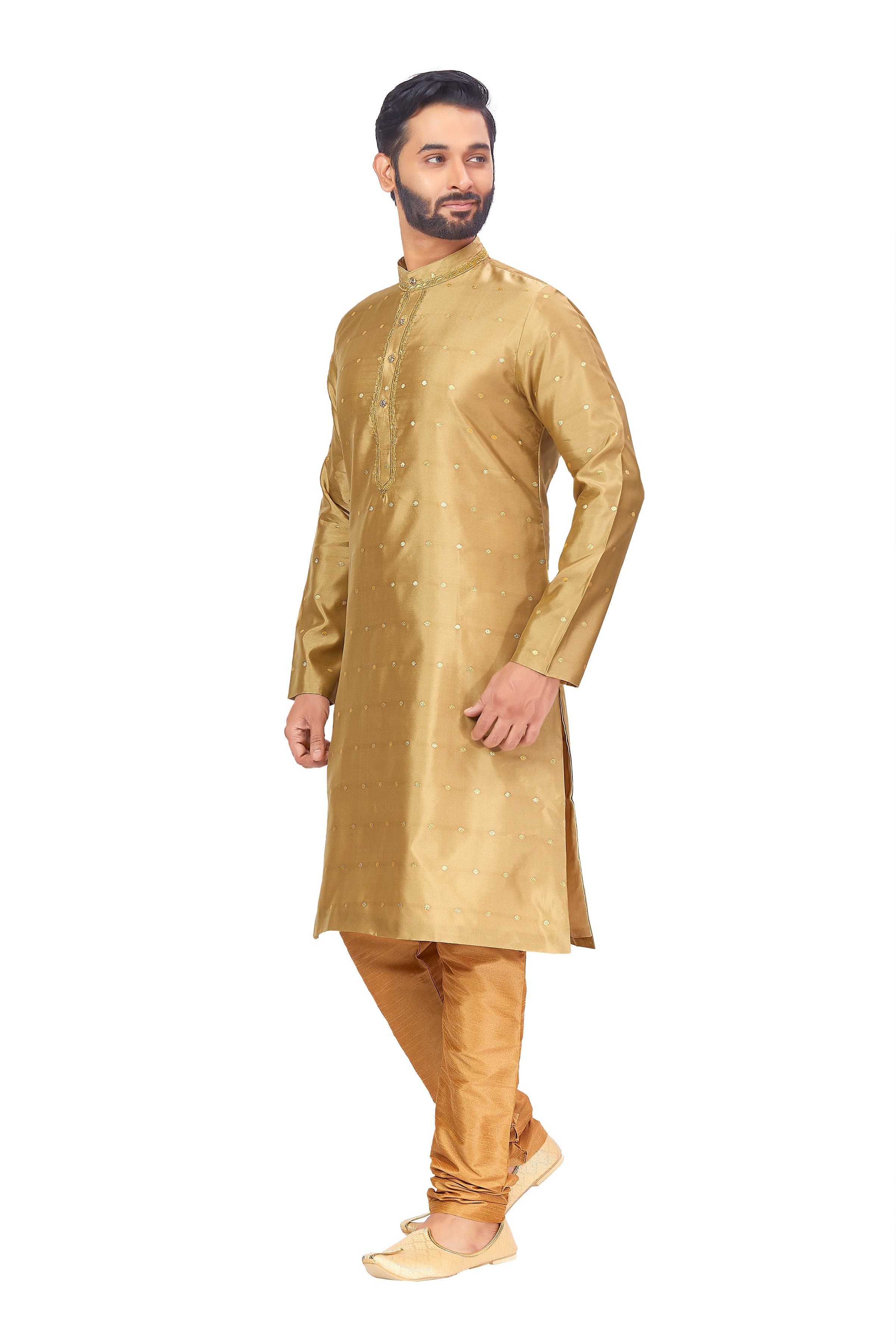 Mens Silk Kurta Set - Roop Darshan