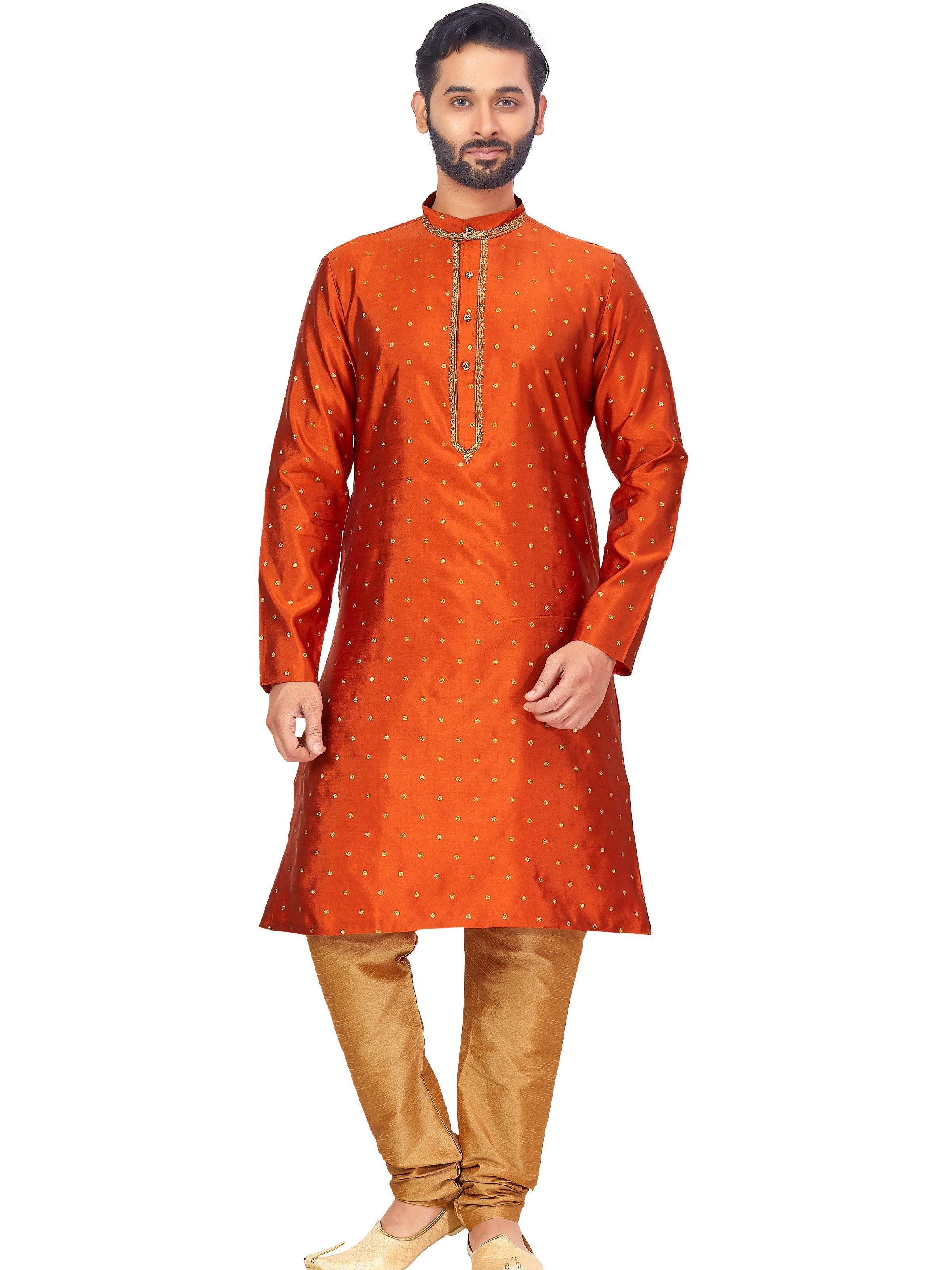 Mens Silk Kurta Set - Roop Darshan