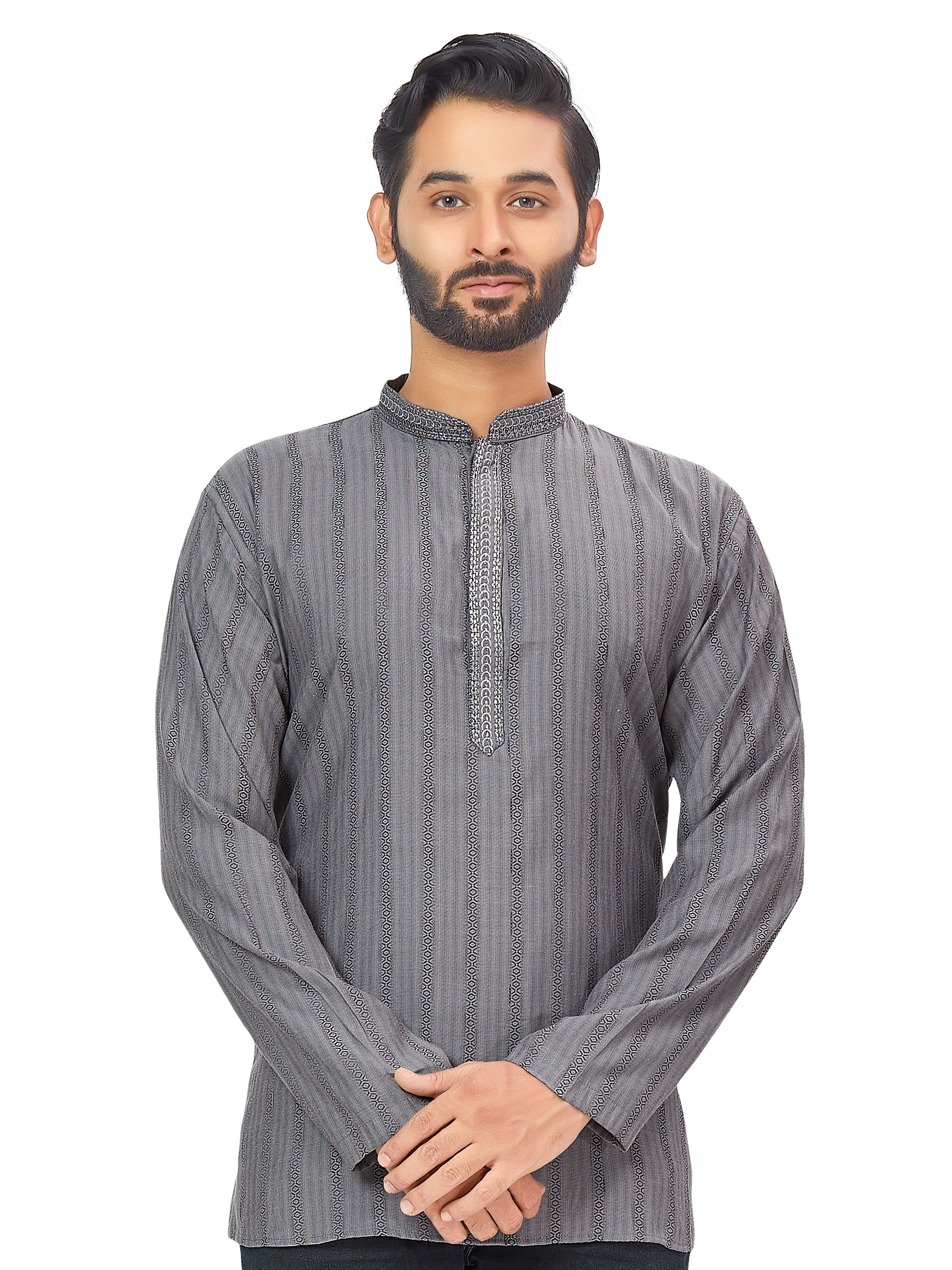 Mens Embroidered Kurti - Roop Darshan