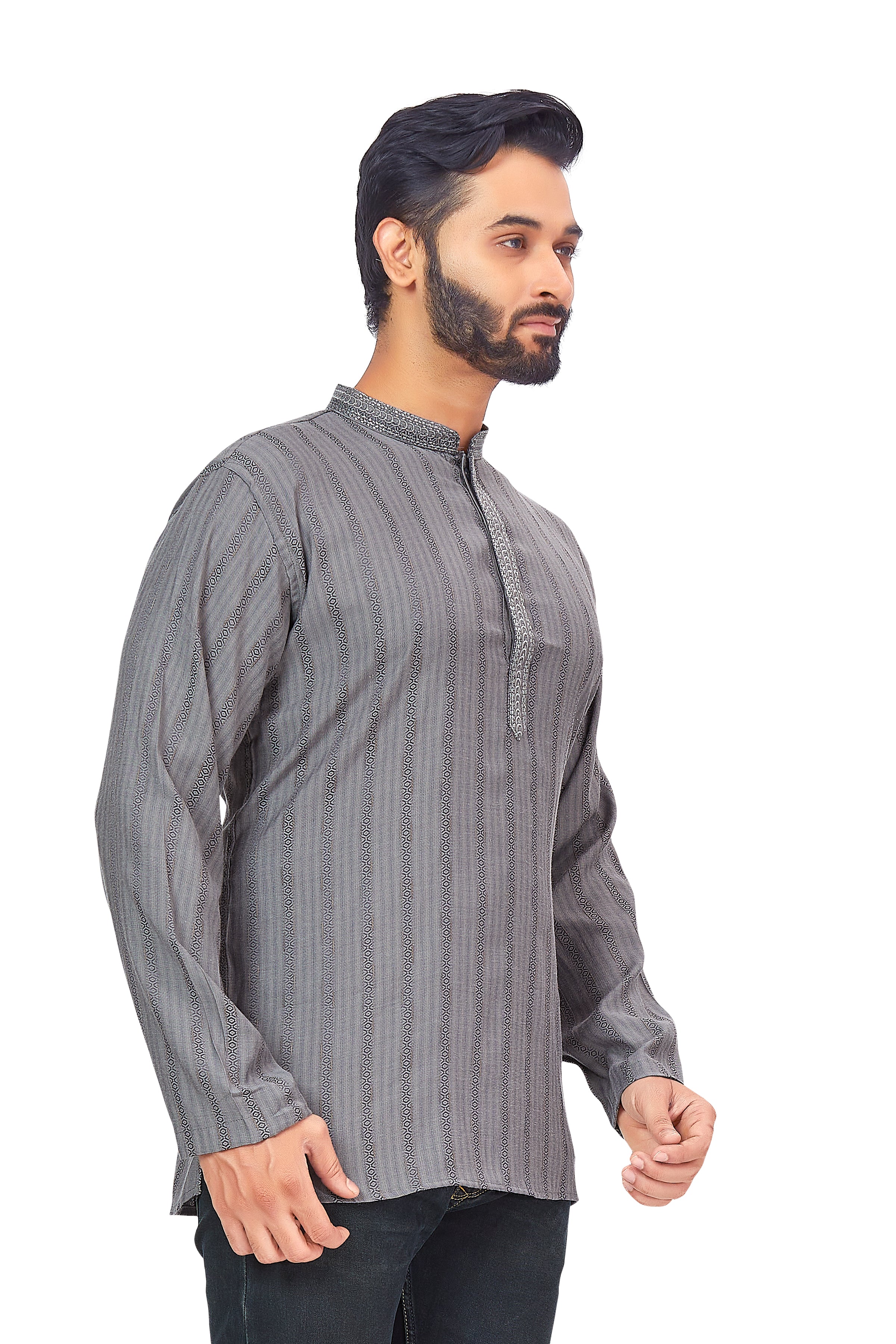 Mens Embroidered Kurti - Roop Darshan