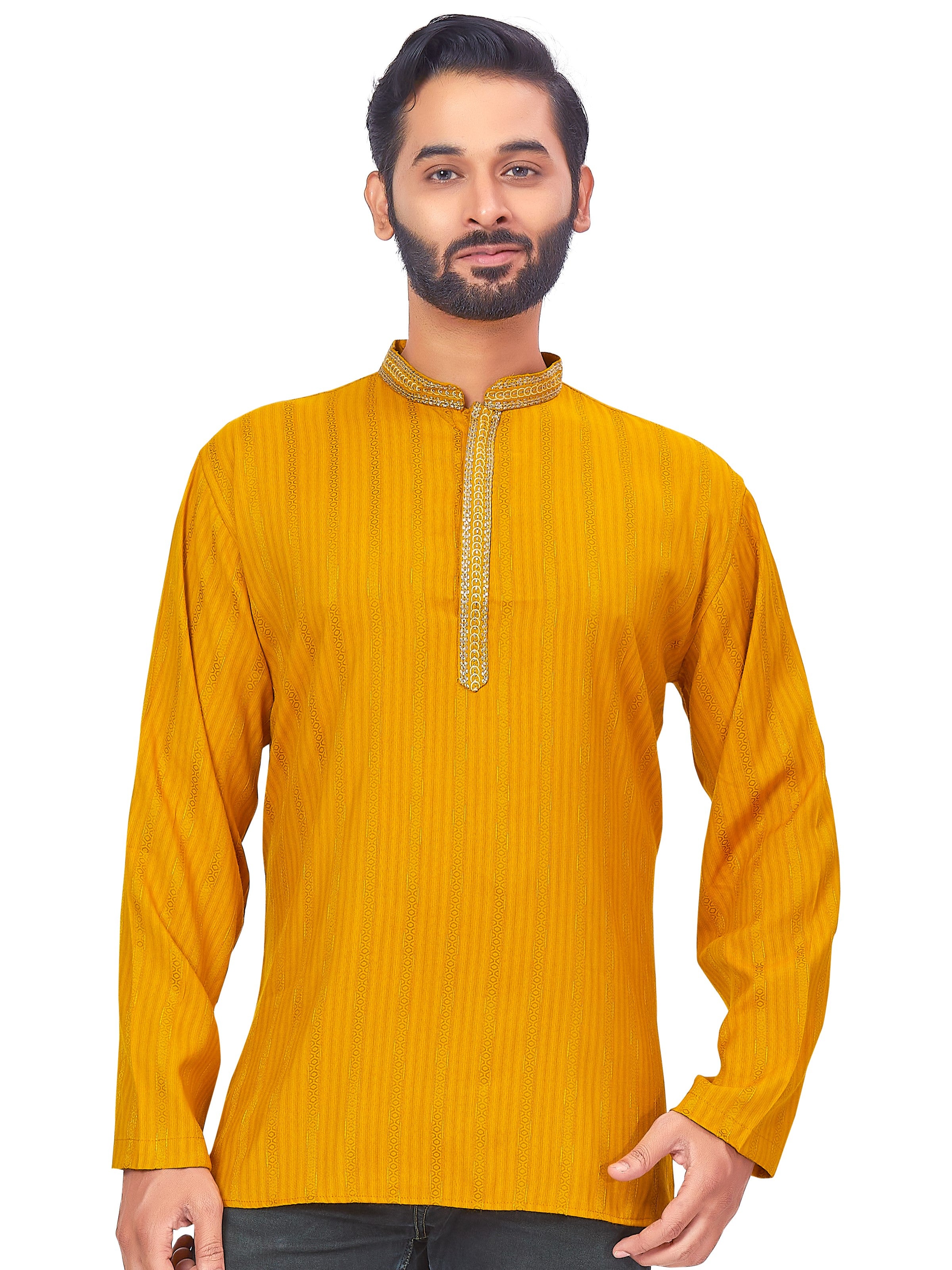 Mens Embroidered Kurti - Roop Darshan