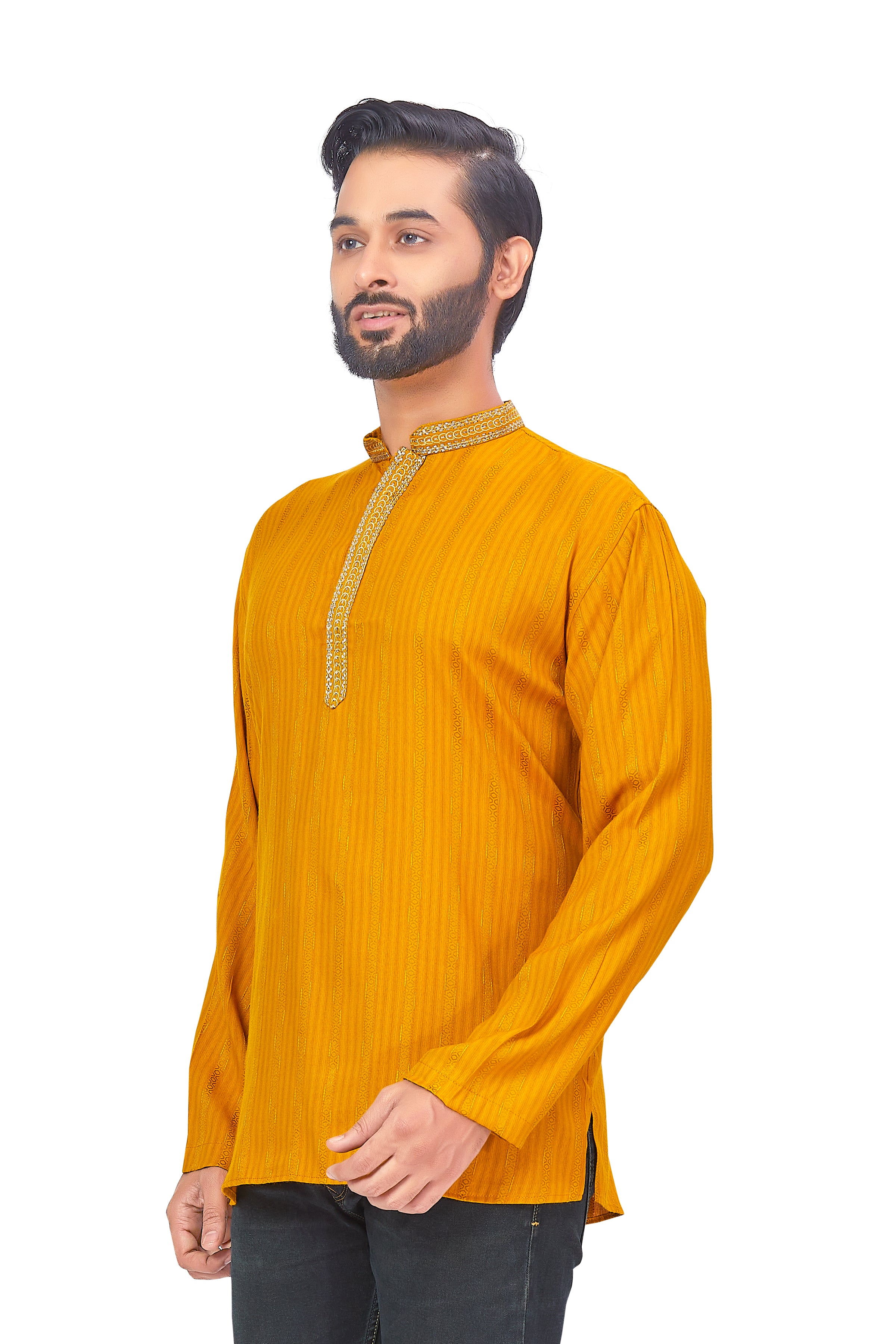 Mens Embroidered Kurti - Roop Darshan