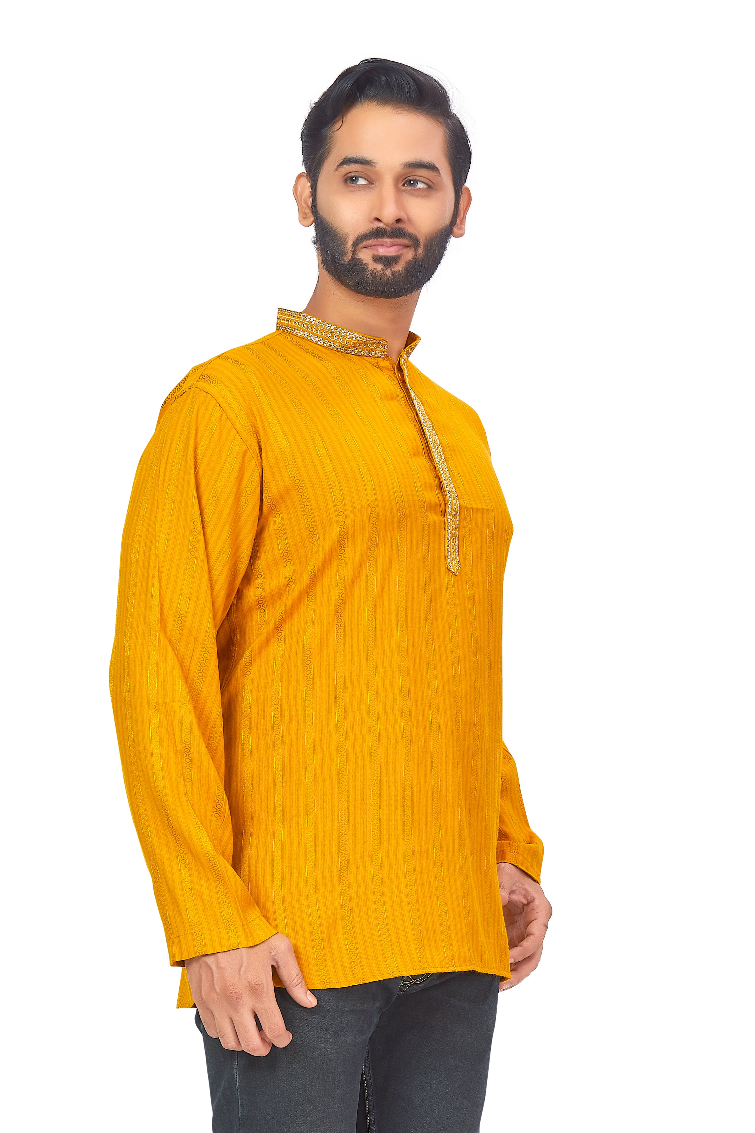 Mens Embroidered Kurti - Roop Darshan