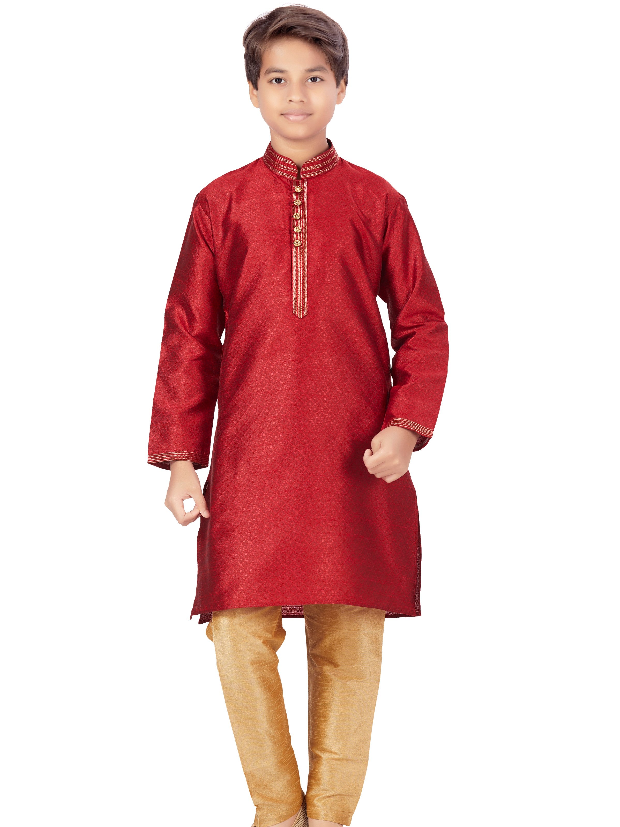 Boys Plain Kurta Payjama - Roop Darshan