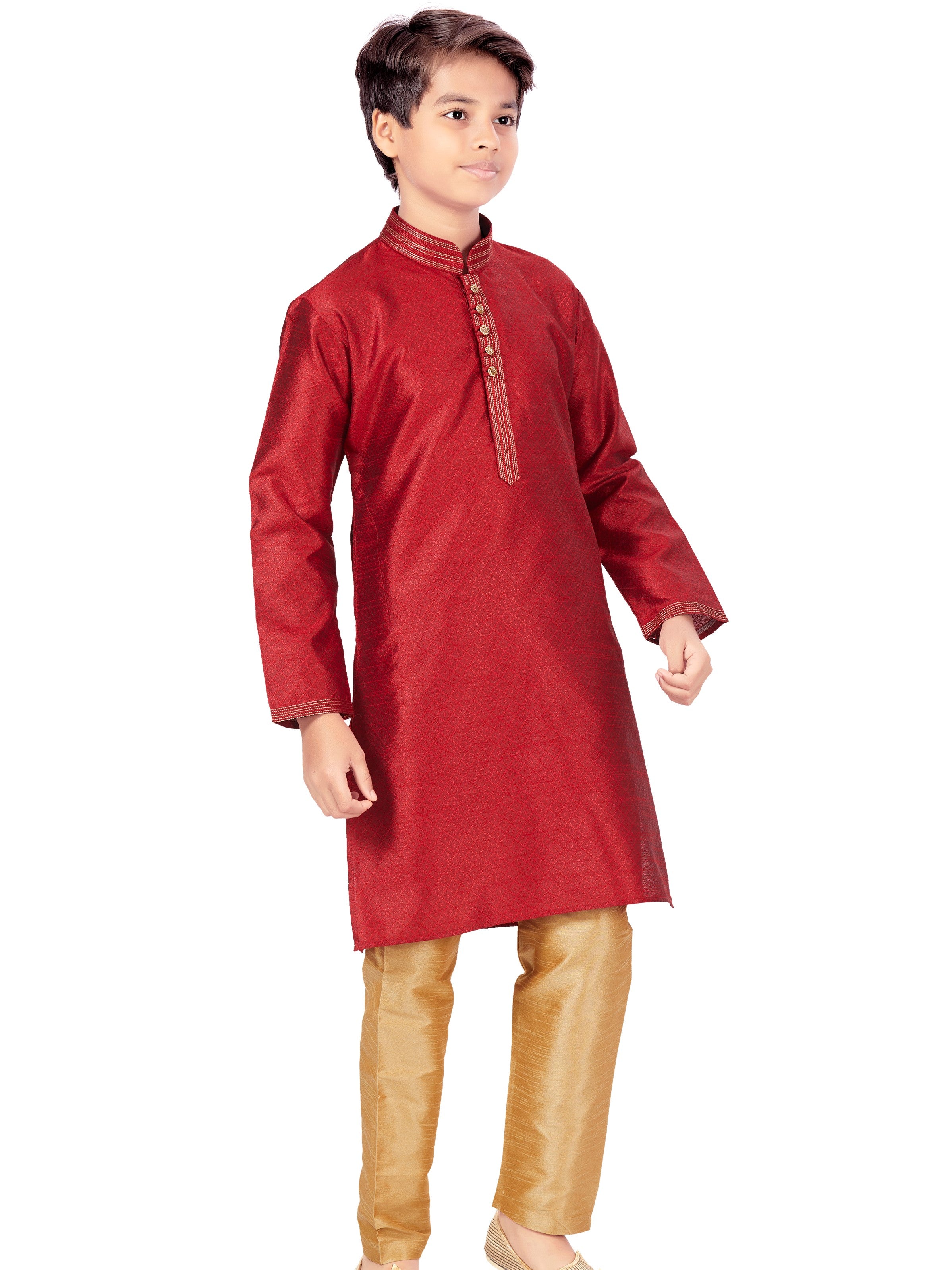 Boys Plain Kurta Payjama - Roop Darshan