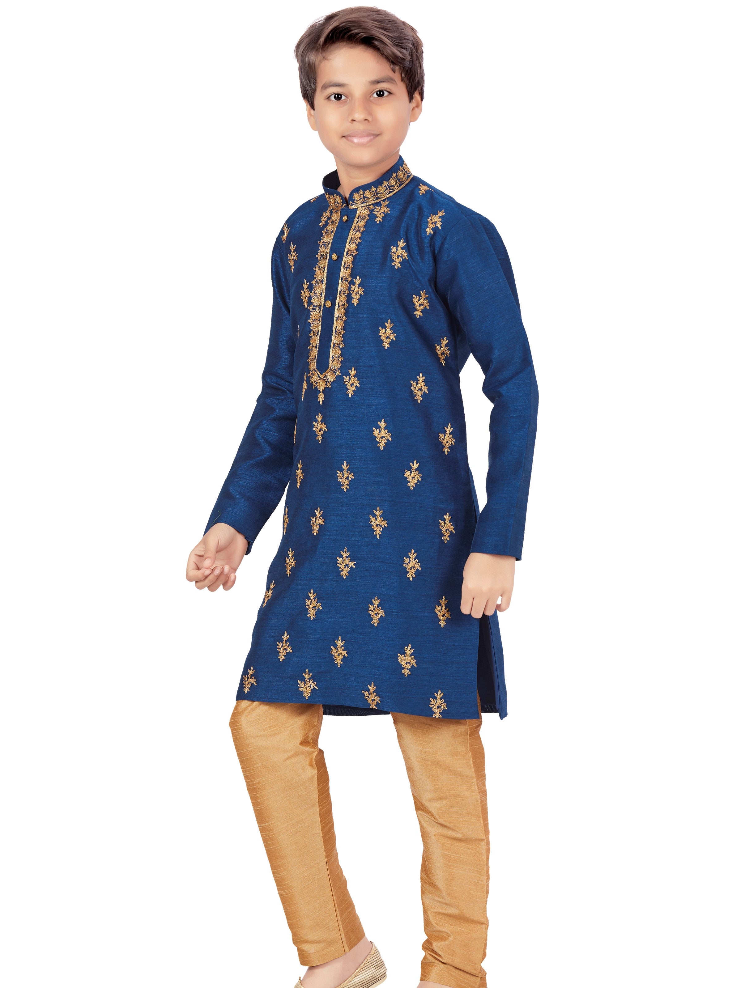 Boys Embroidered Kurta Payjama - Roop Darshan