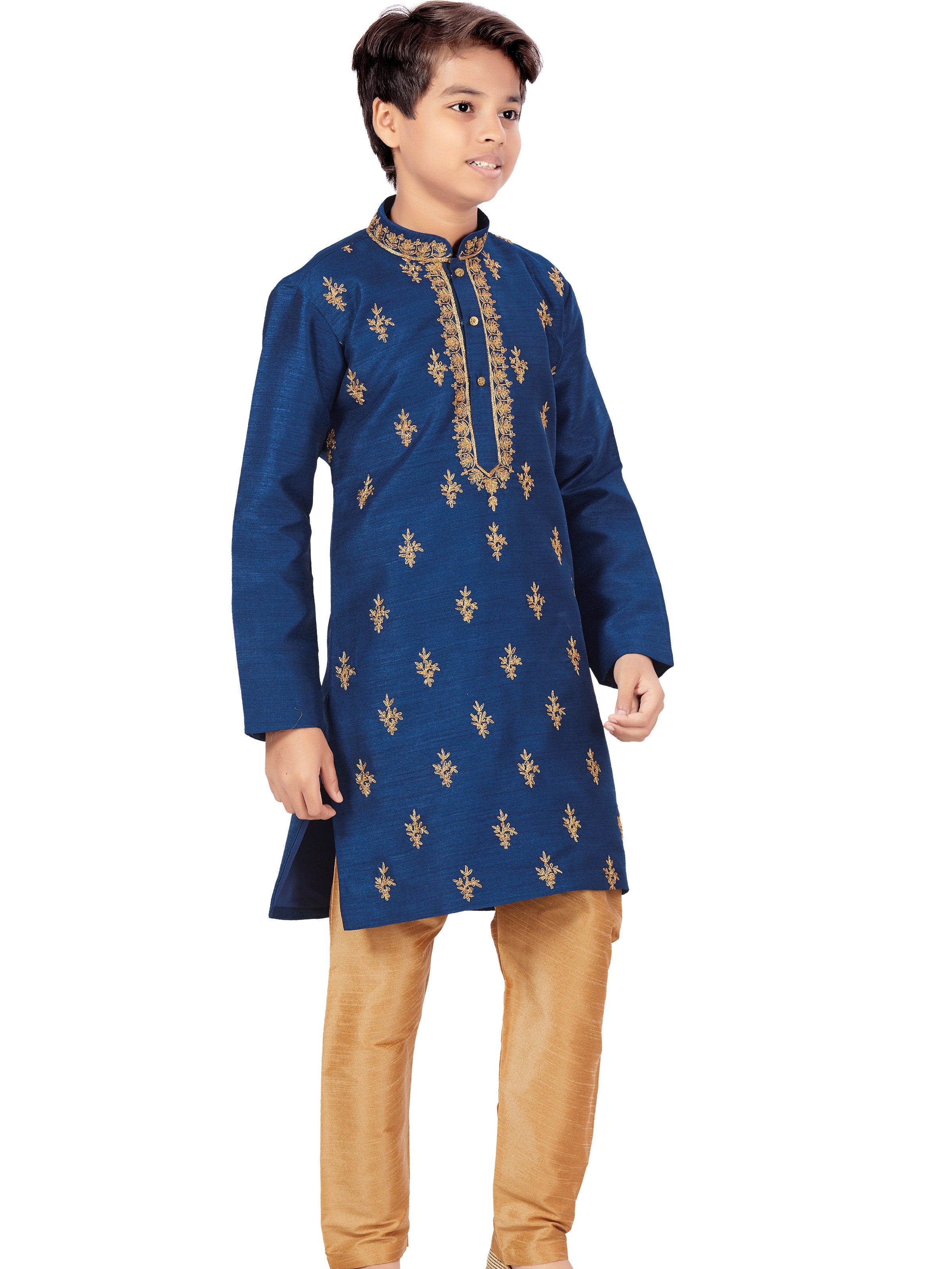 Boys Embroidered Kurta Payjama - Roop Darshan