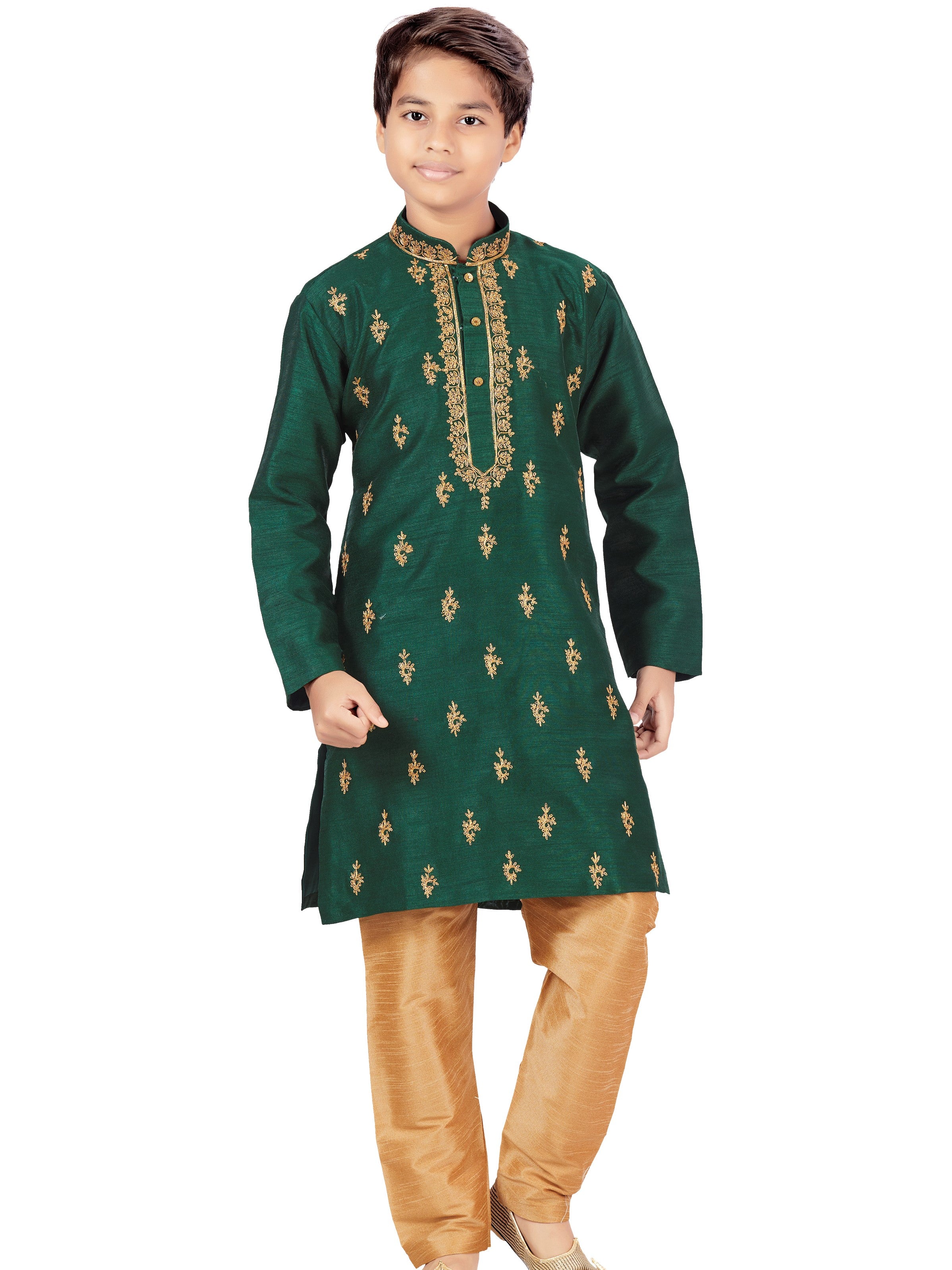 Boys Embroidered Kurta Payjama - Roop Darshan