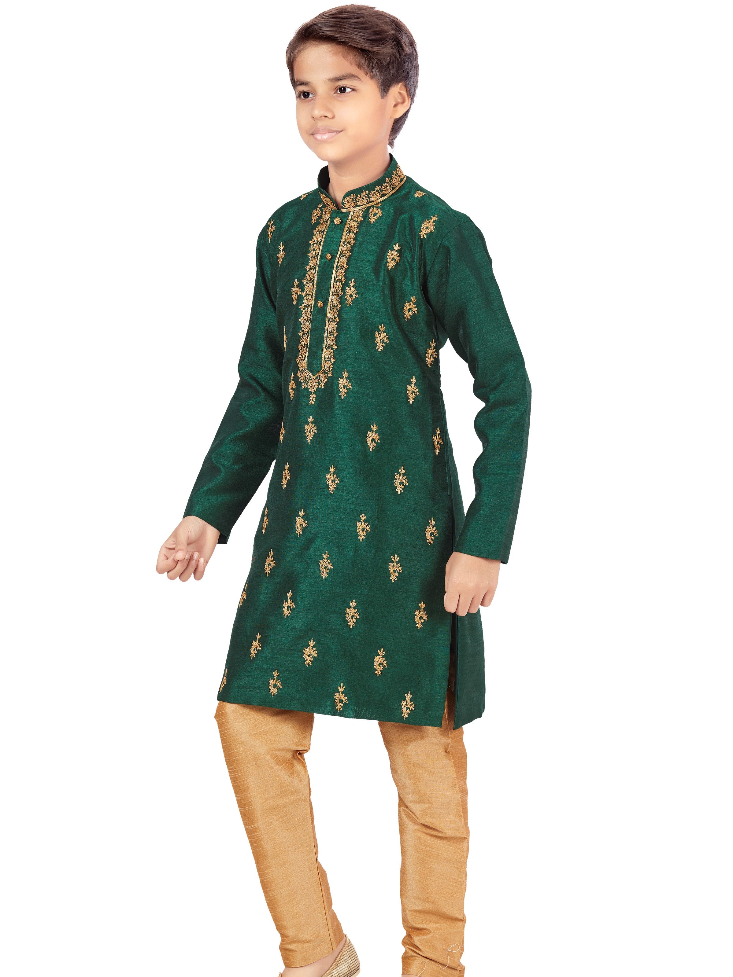 Boys Embroidered Kurta Payjama - Roop Darshan