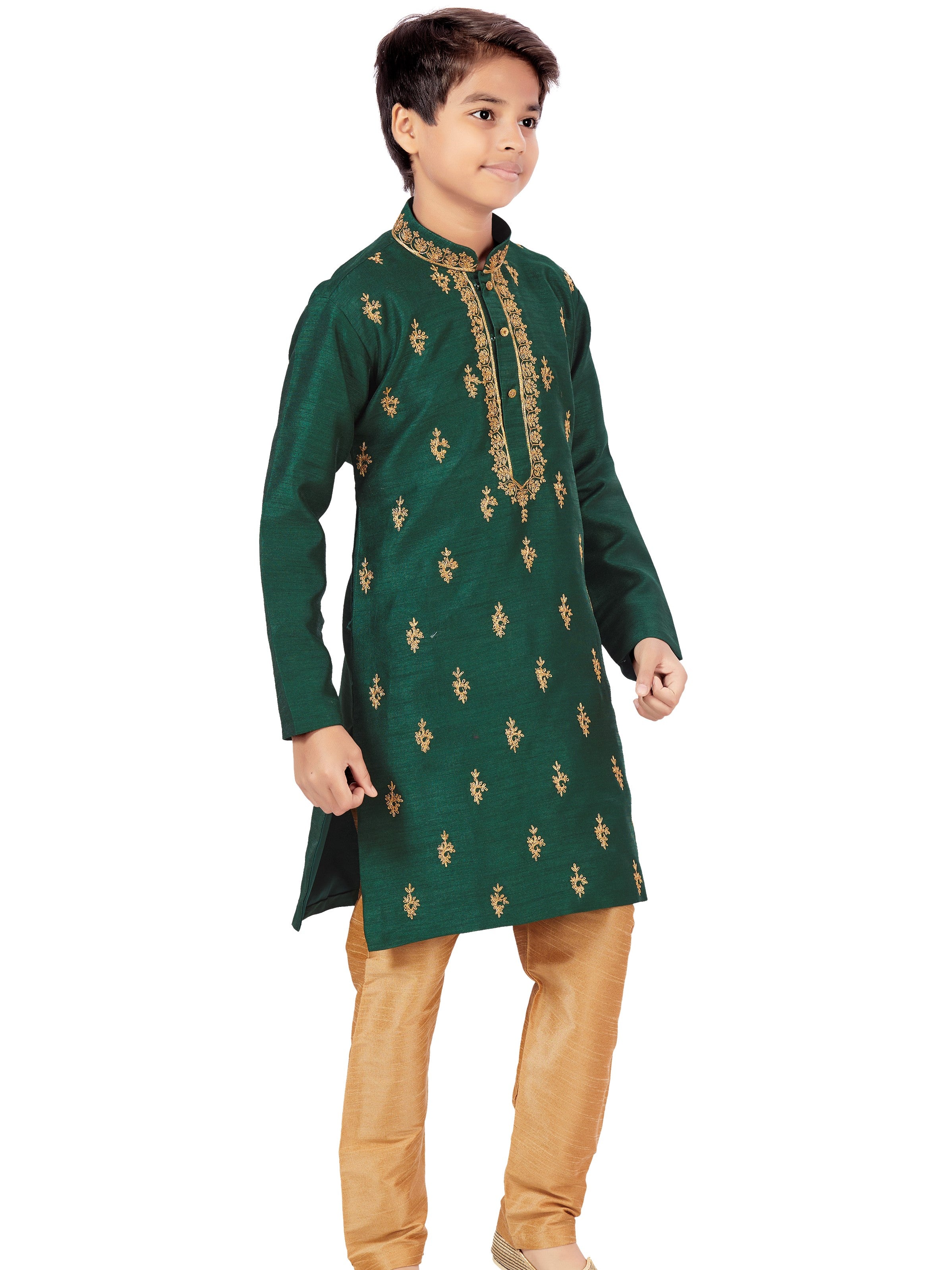 Boys Embroidered Kurta Payjama - Roop Darshan