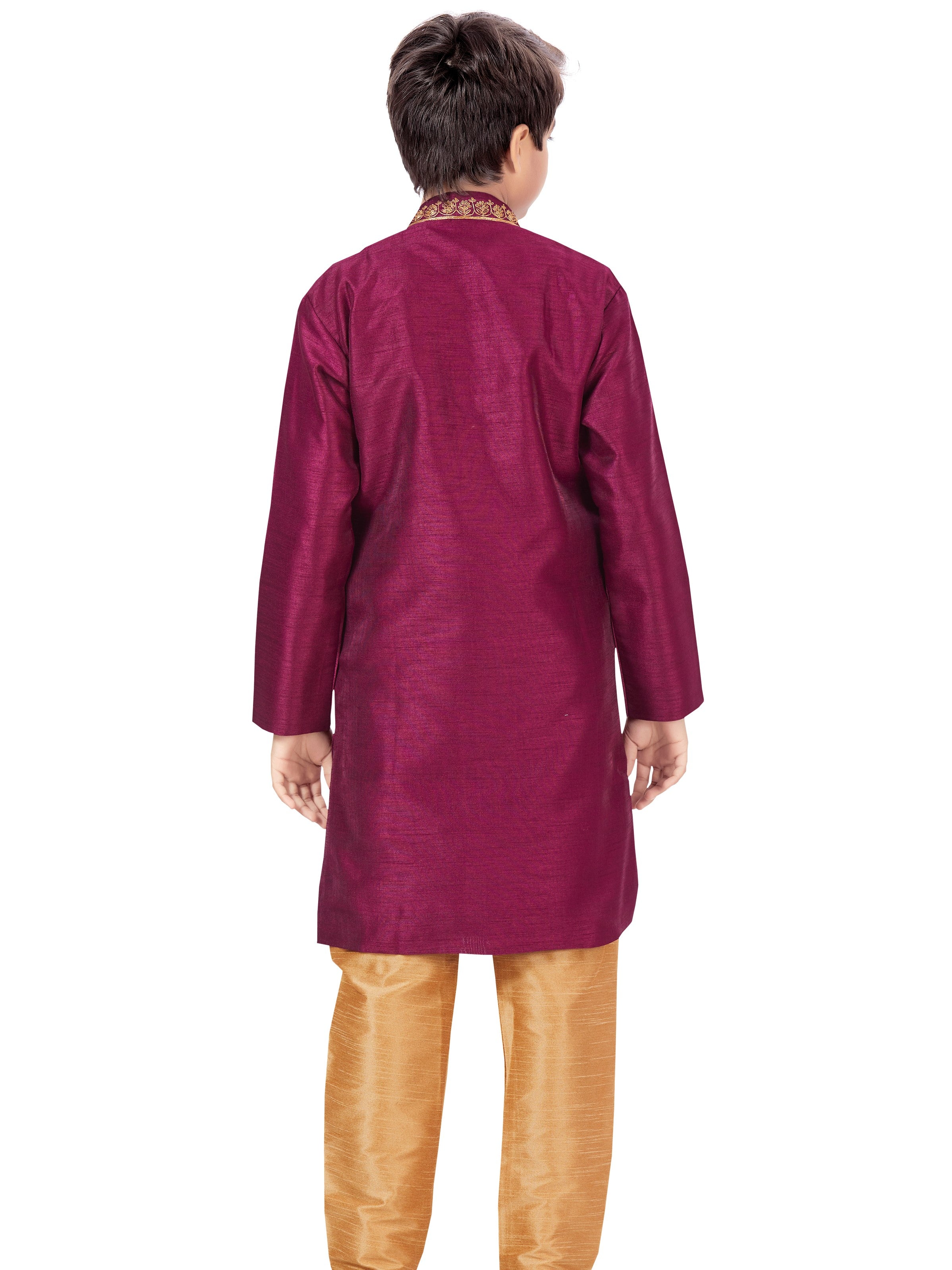 Boys Embroidered Kurta Payjama - Roop Darshan