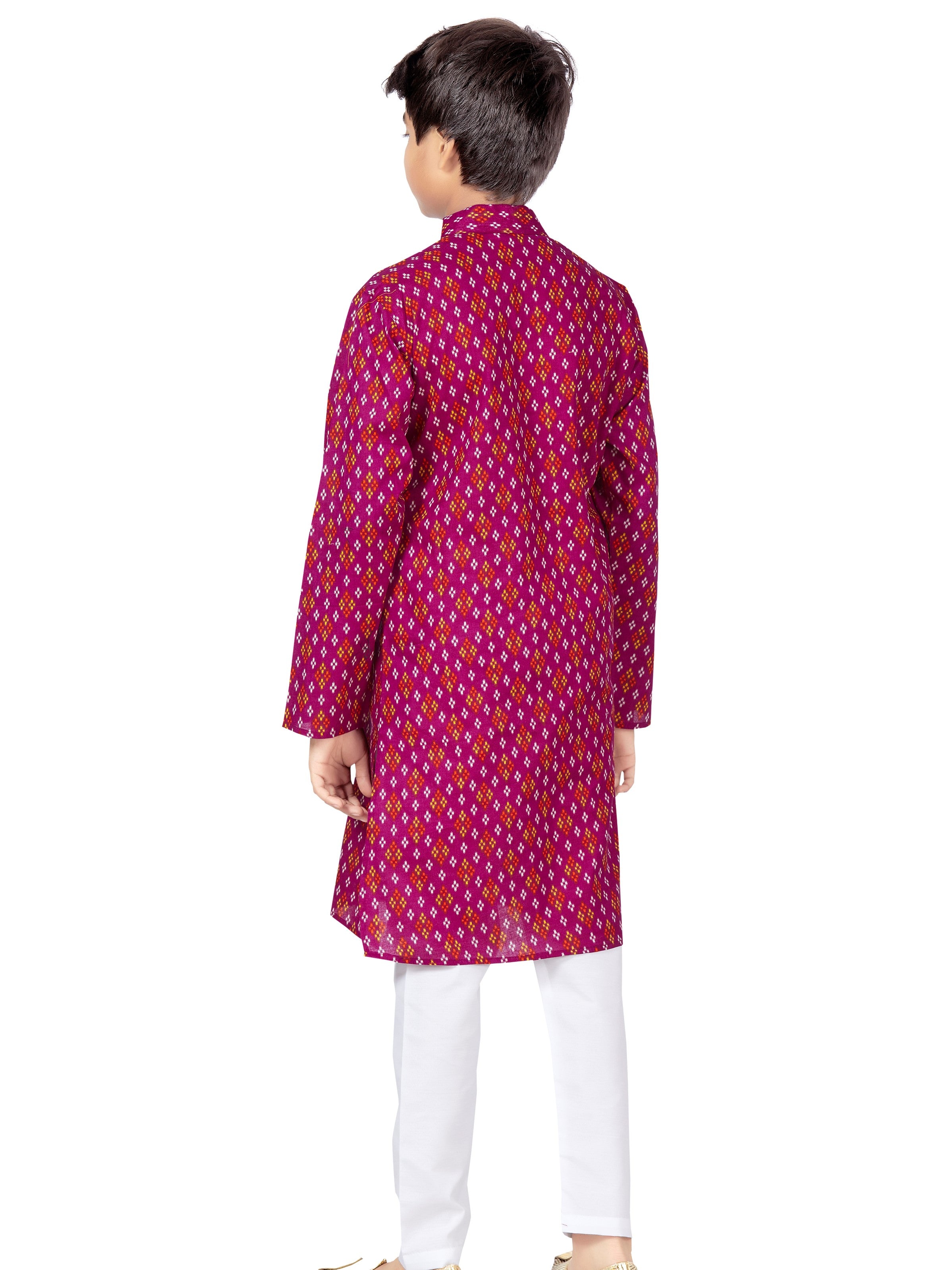 Boys Printed Kurta Payjama - Roop Darshan