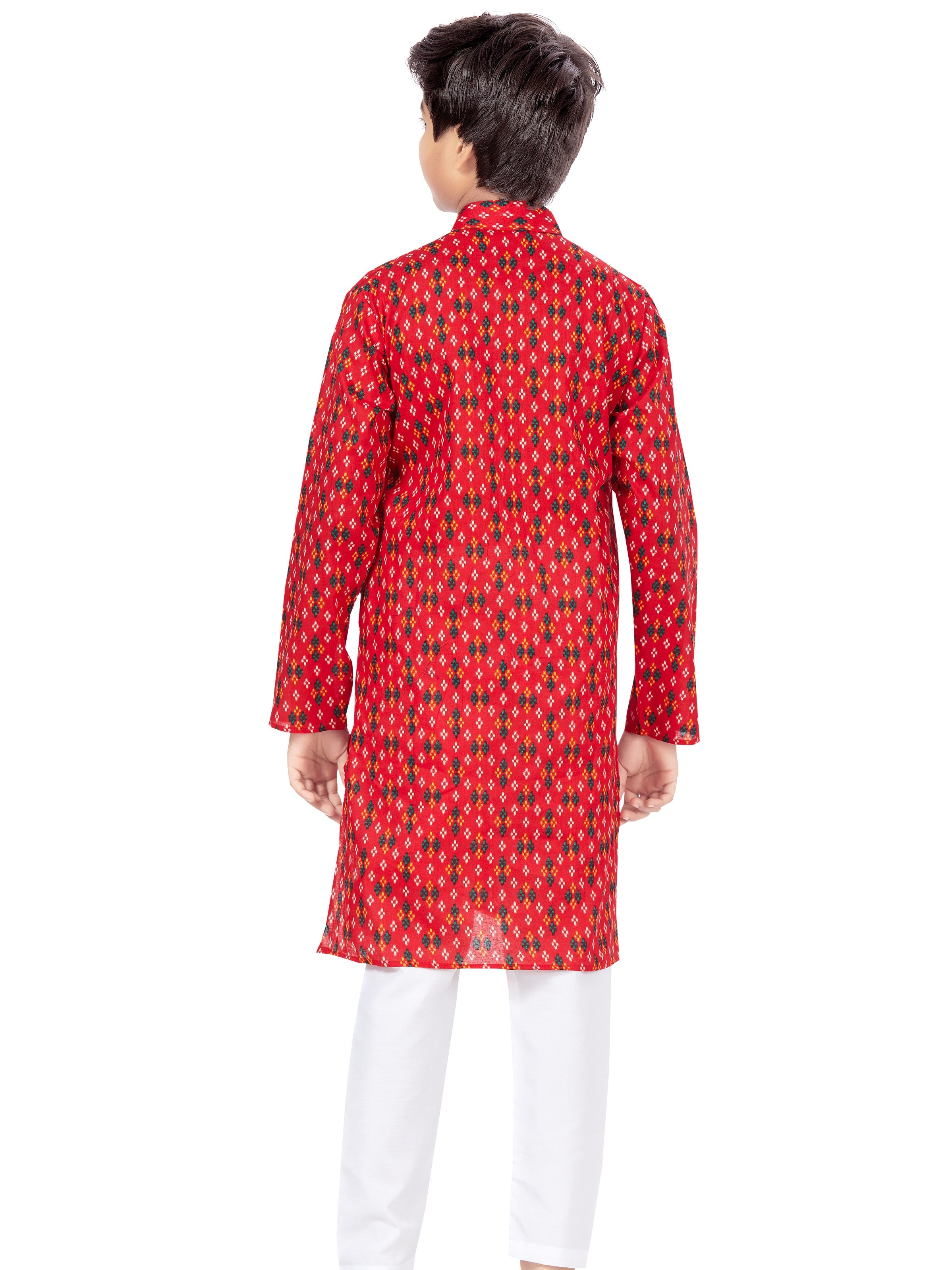 Boys Printed Kurta Payjama - Roop Darshan