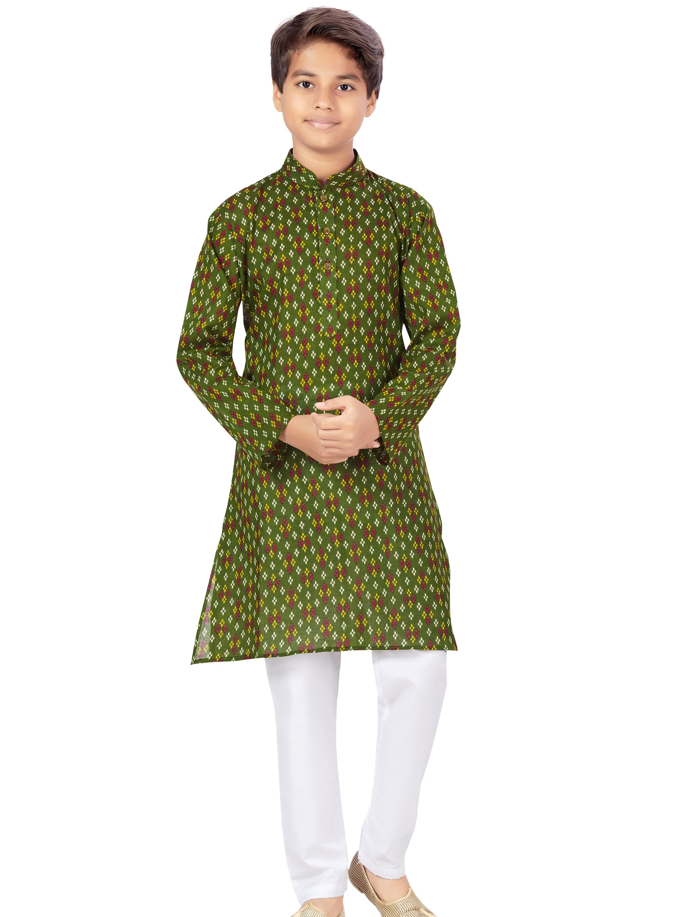 Boys Printed Kurta Payjama - Roop Darshan