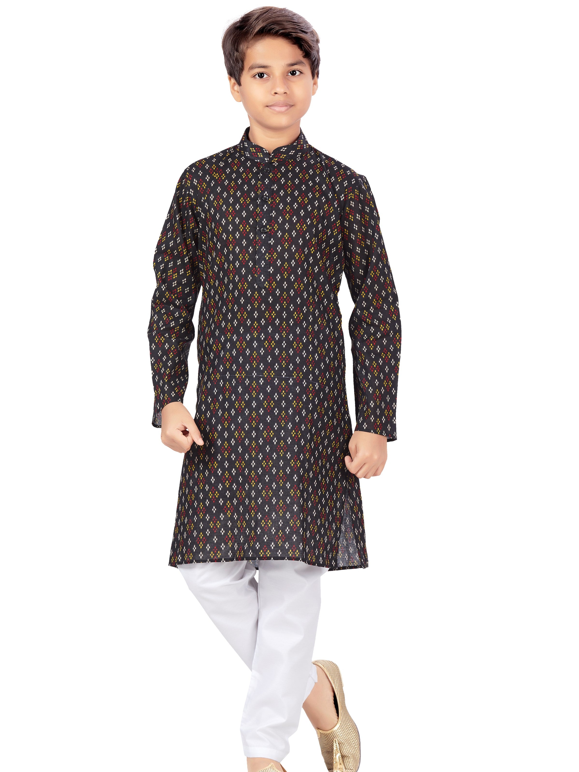 Boys Printed Kurta Payjama - Roop Darshan