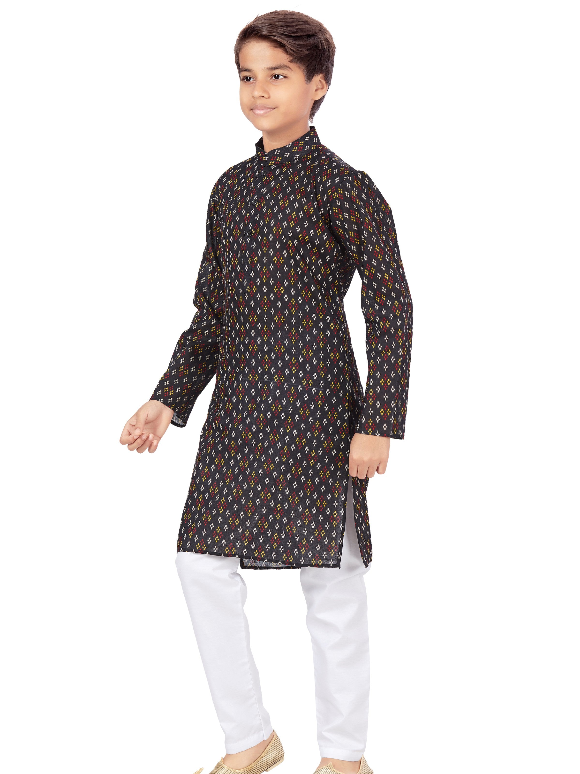 Boys Printed Kurta Payjama - Roop Darshan